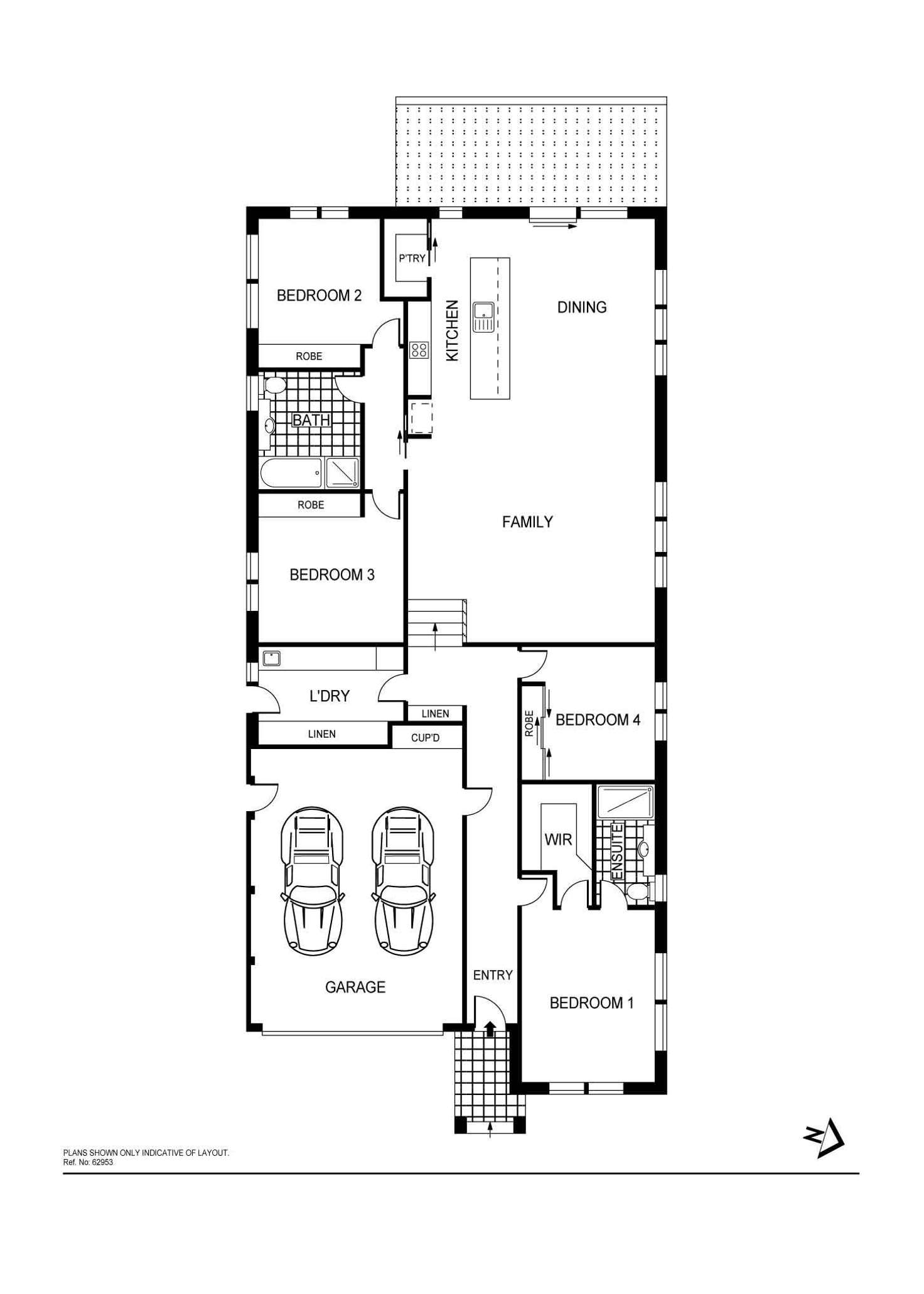 Floorplan of Homely house listing, 41 Margaret Tucker Street, Bonner ACT 2914