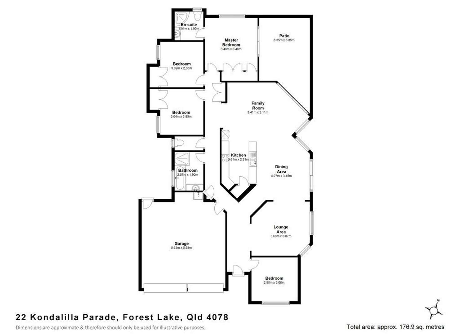 Floorplan of Homely house listing, 22 Kondalilla Parade, Forest Lake QLD 4078