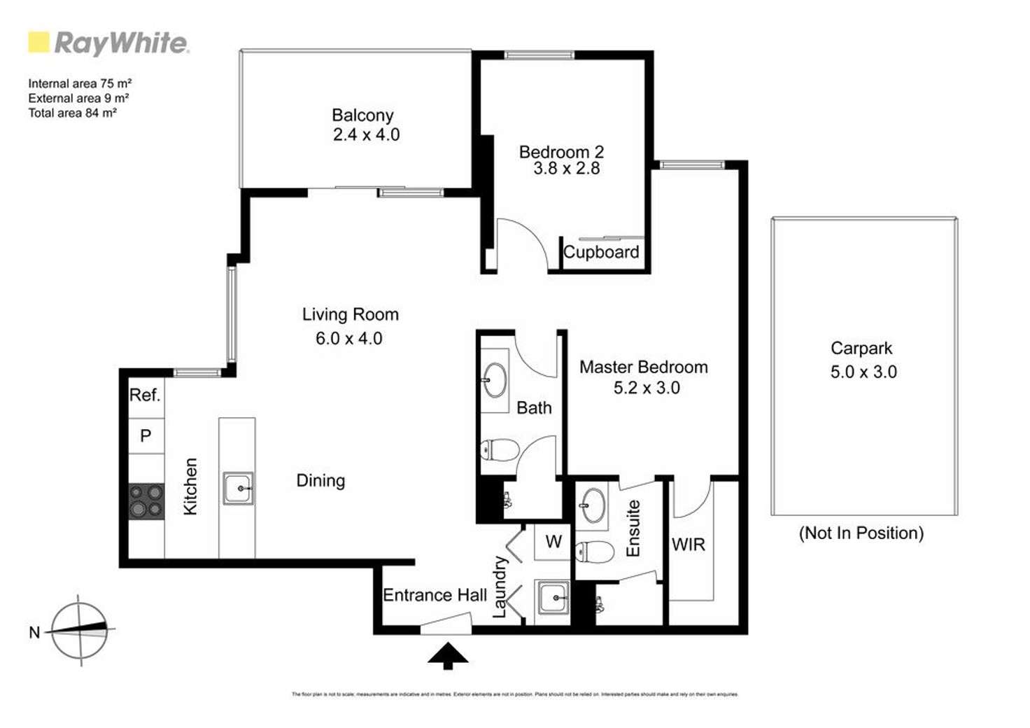 Floorplan of Homely apartment listing, G03/32 Adrian Street, Chadstone VIC 3148