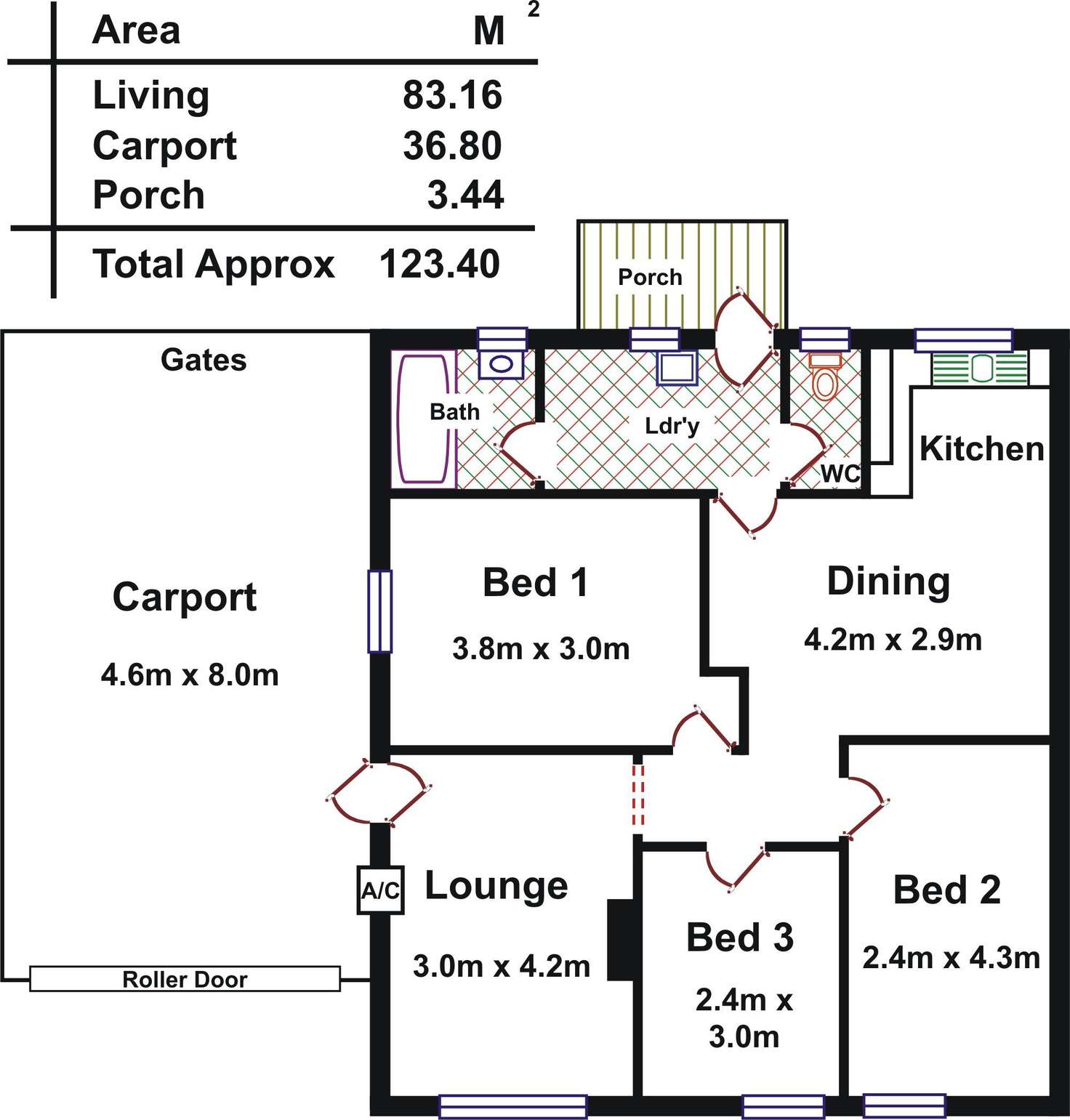 Floorplan of Homely house listing, 33 Donnington Road, Elizabeth North SA 5113