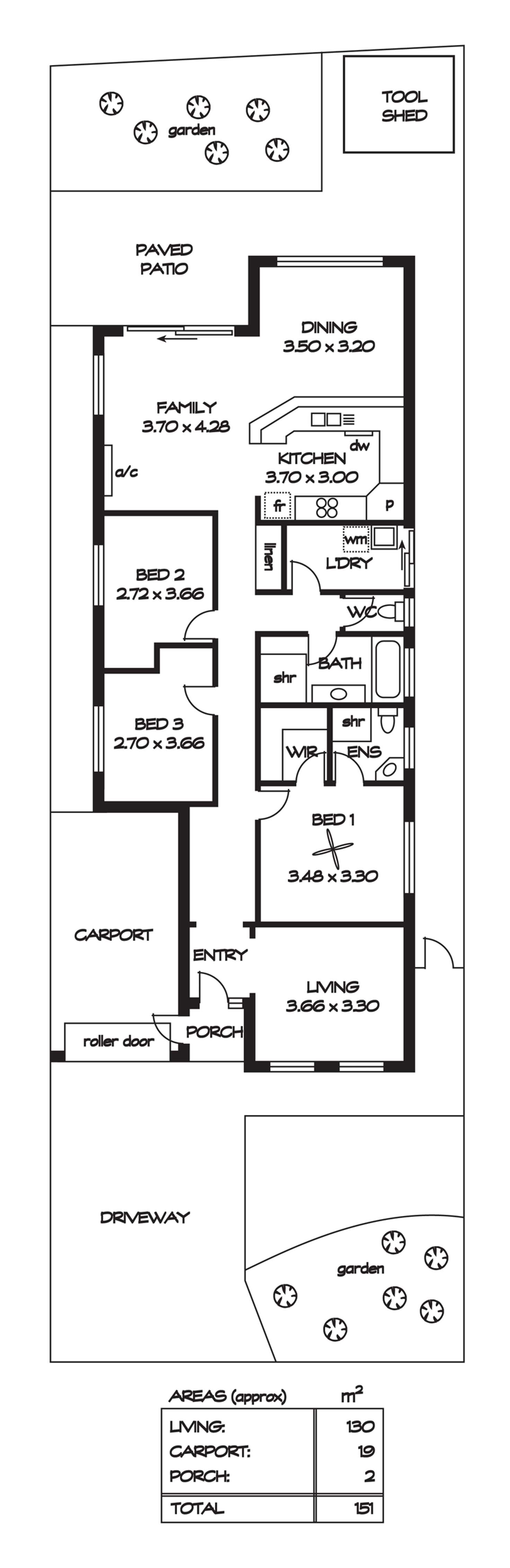 Floorplan of Homely house listing, 3 Galleon Close, Blakeview SA 5114