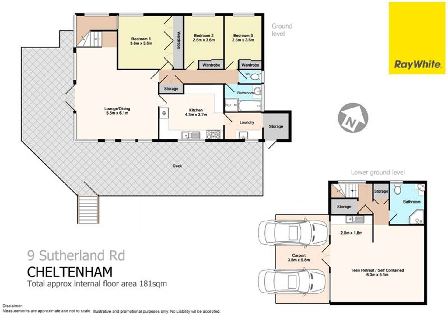 Floorplan of Homely house listing, 9 Sutherland Road, Cheltenham NSW 2119