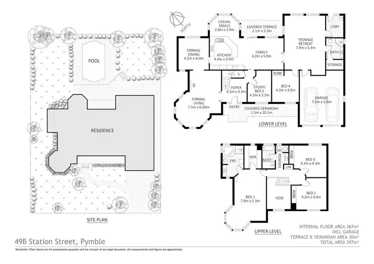 Floorplan of Homely house listing, 49B Station Street, Pymble NSW 2073