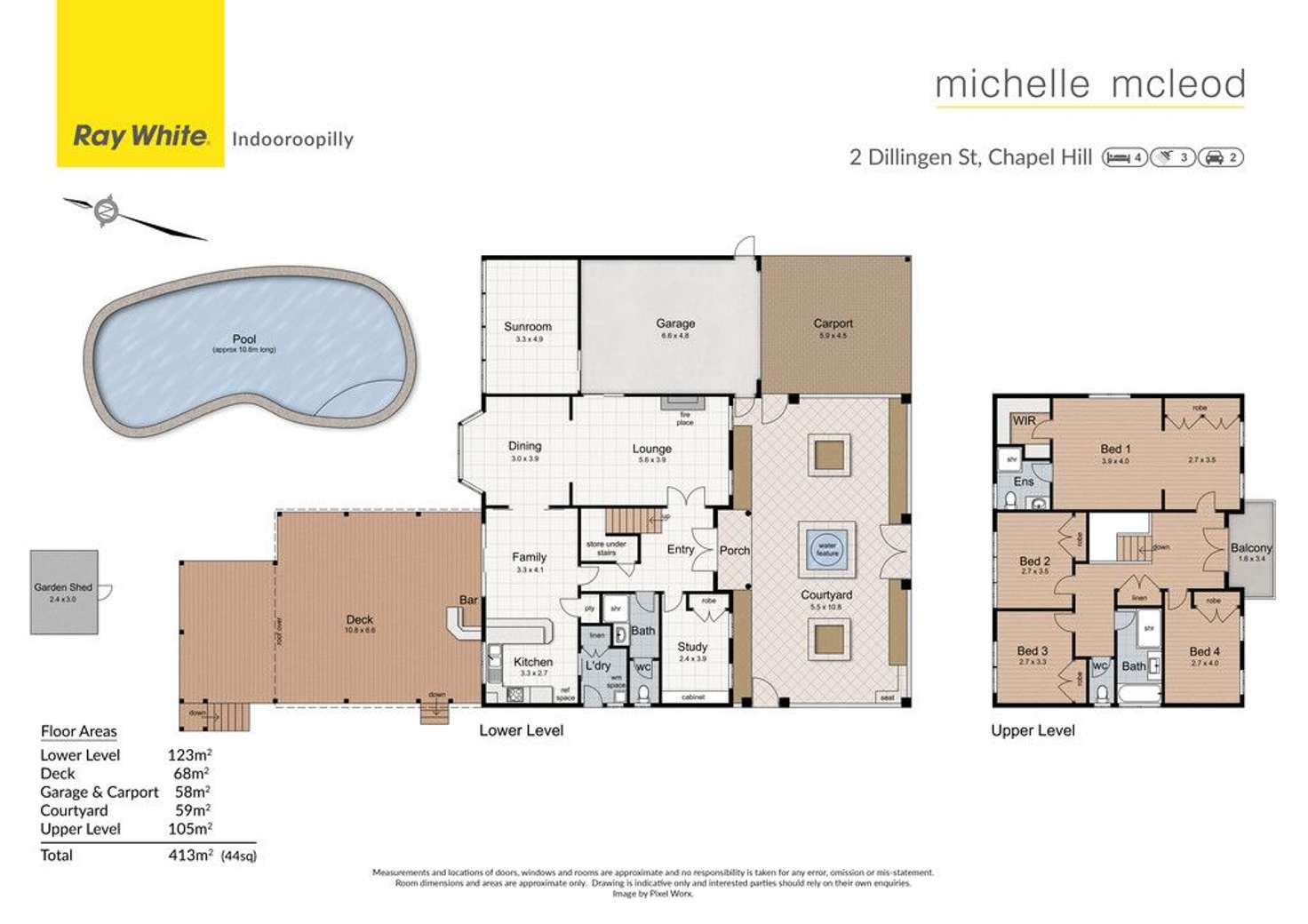 Floorplan of Homely house listing, 2 Dillingen Street, Chapel Hill QLD 4069