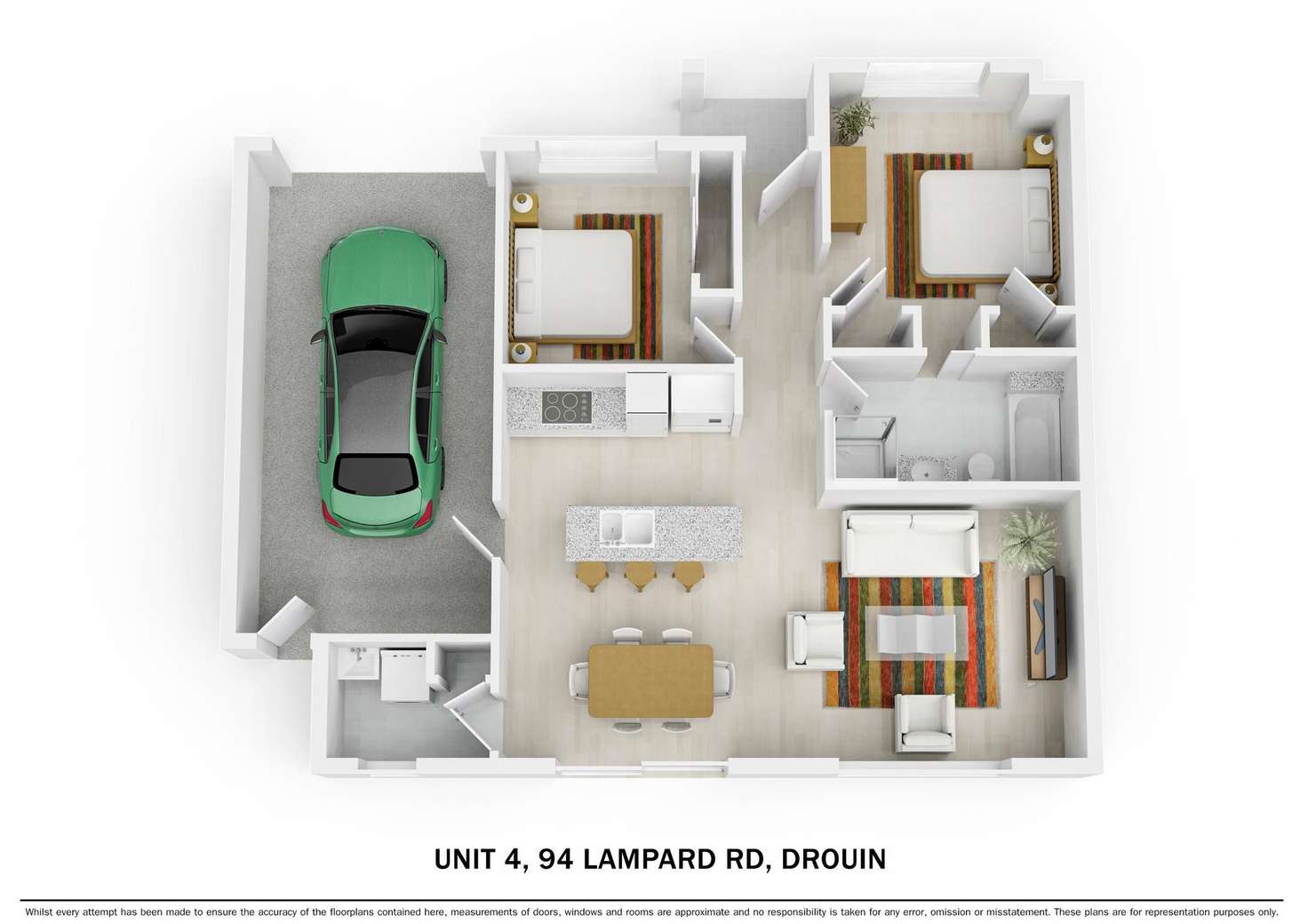 Floorplan of Homely unit listing, 2/4 Norman Road, Drouin VIC 3818