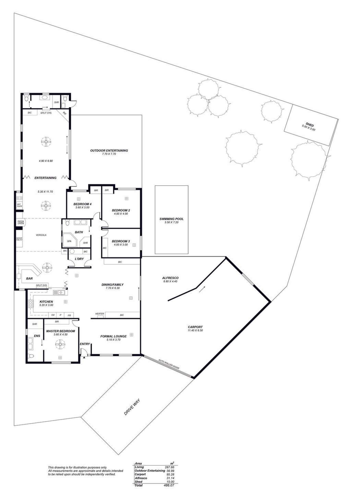 Floorplan of Homely house listing, 16 Italia Street, Hope Valley SA 5090