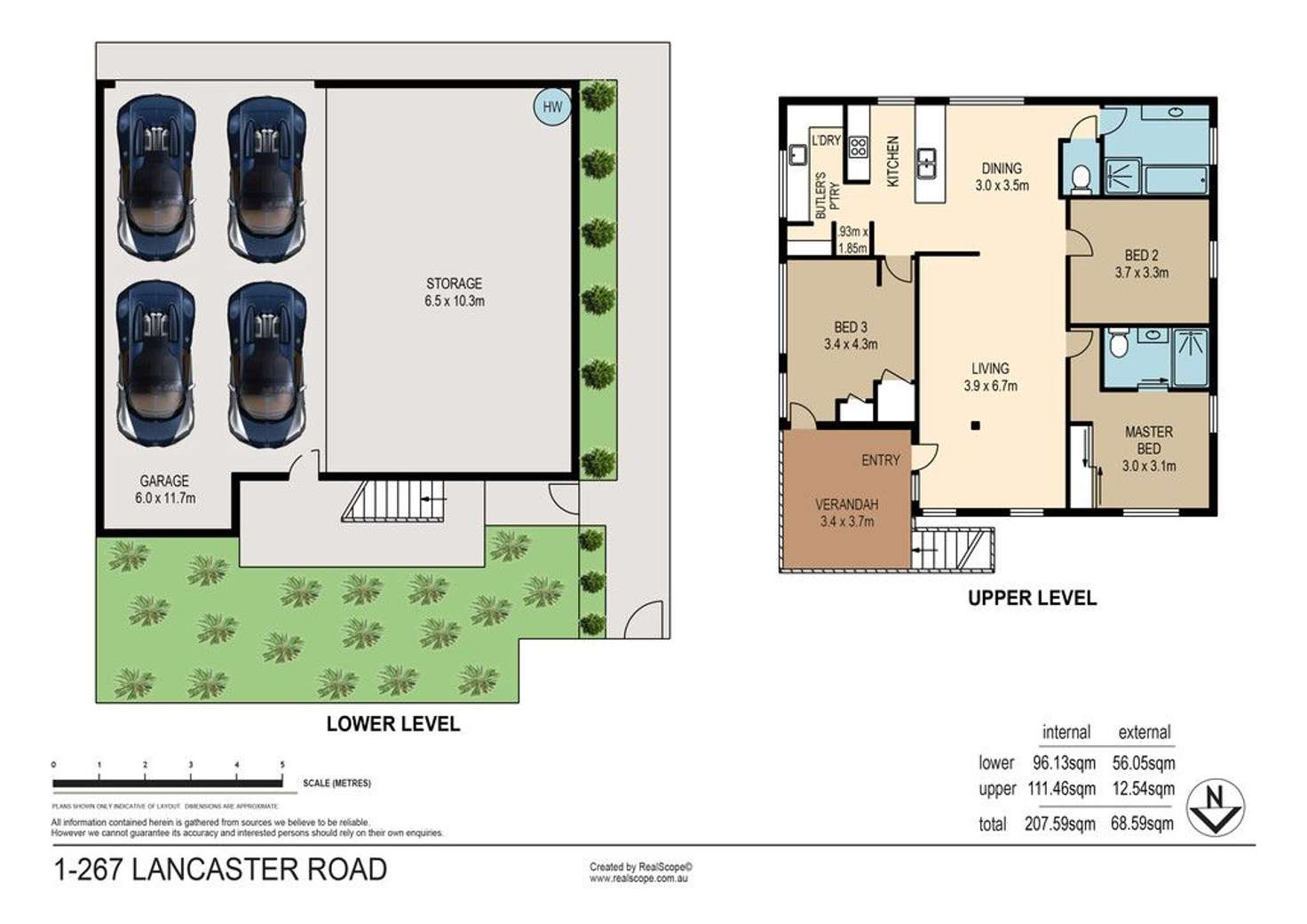 Floorplan of Homely house listing, 1/267 Lancaster Road, Ascot QLD 4007