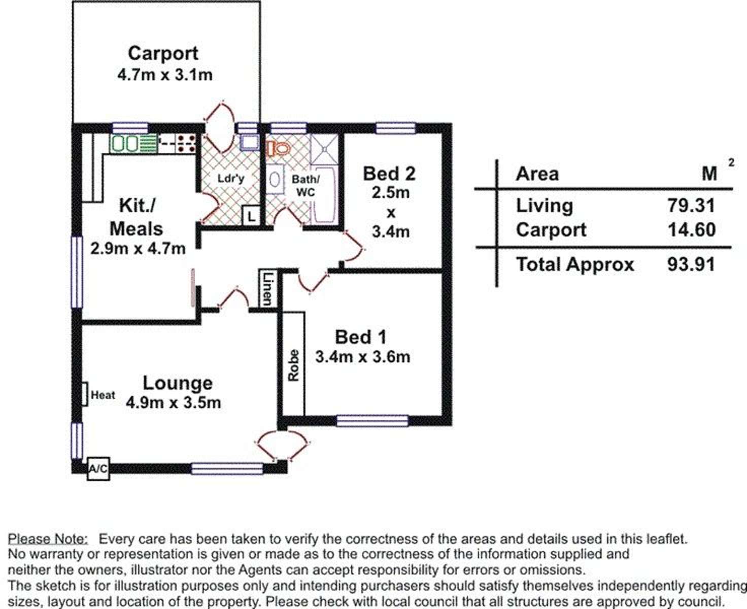 Floorplan of Homely house listing, 1/103 Gage Street, Firle SA 5070