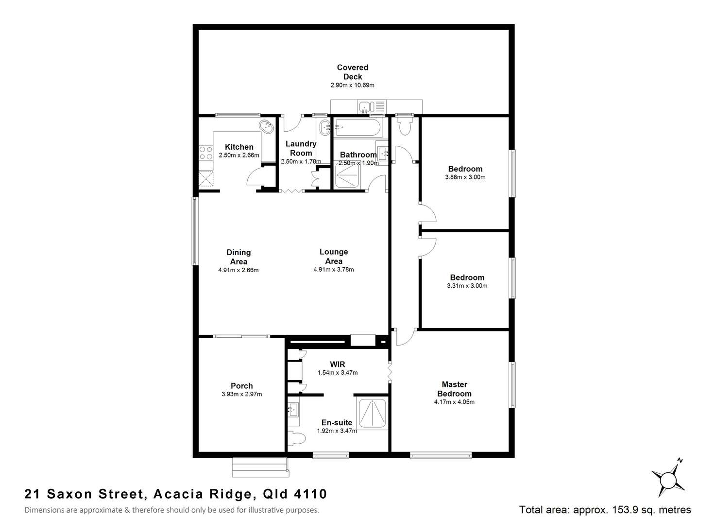 Floorplan of Homely house listing, 21 Saxon Street, Acacia Ridge QLD 4110
