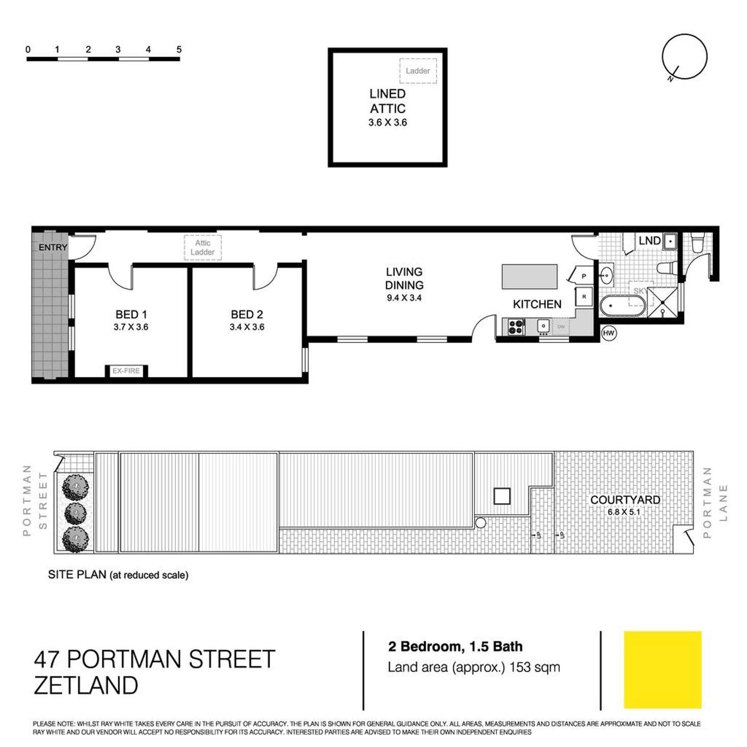 Floorplan of Homely house listing, 47 Portman Street, Zetland NSW 2017