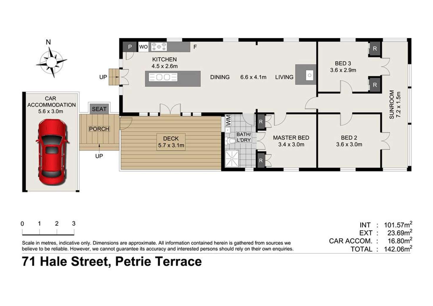 Floorplan of Homely house listing, 60 Sheriff Street  (aka 71 Hale Street), Petrie Terrace QLD 4000