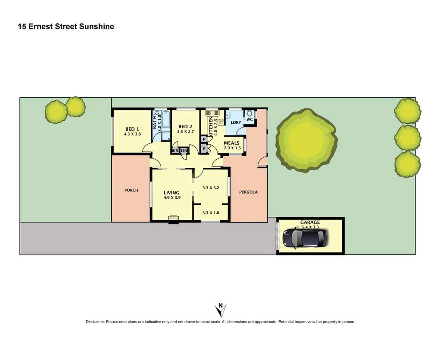 Floorplan of Homely house listing, 15 Ernest Street, Sunshine VIC 3020