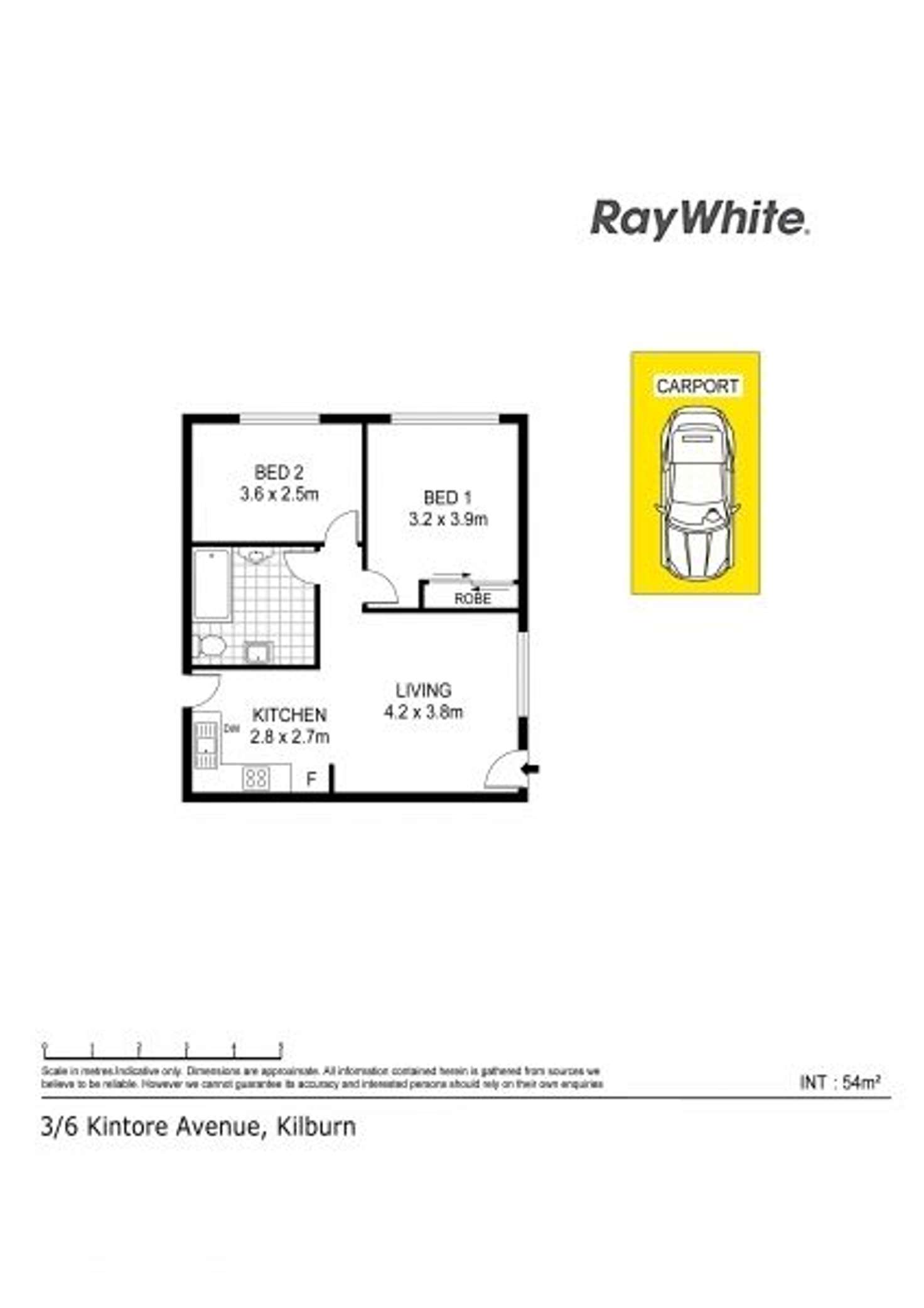 Floorplan of Homely unit listing, 3/6 Kintore Avenue, Kilburn SA 5084