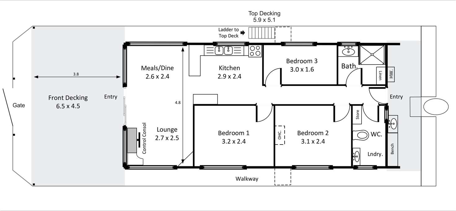 Floorplan of Homely other listing, Mooring 13 Lock 5 Road, Paringa SA 5340