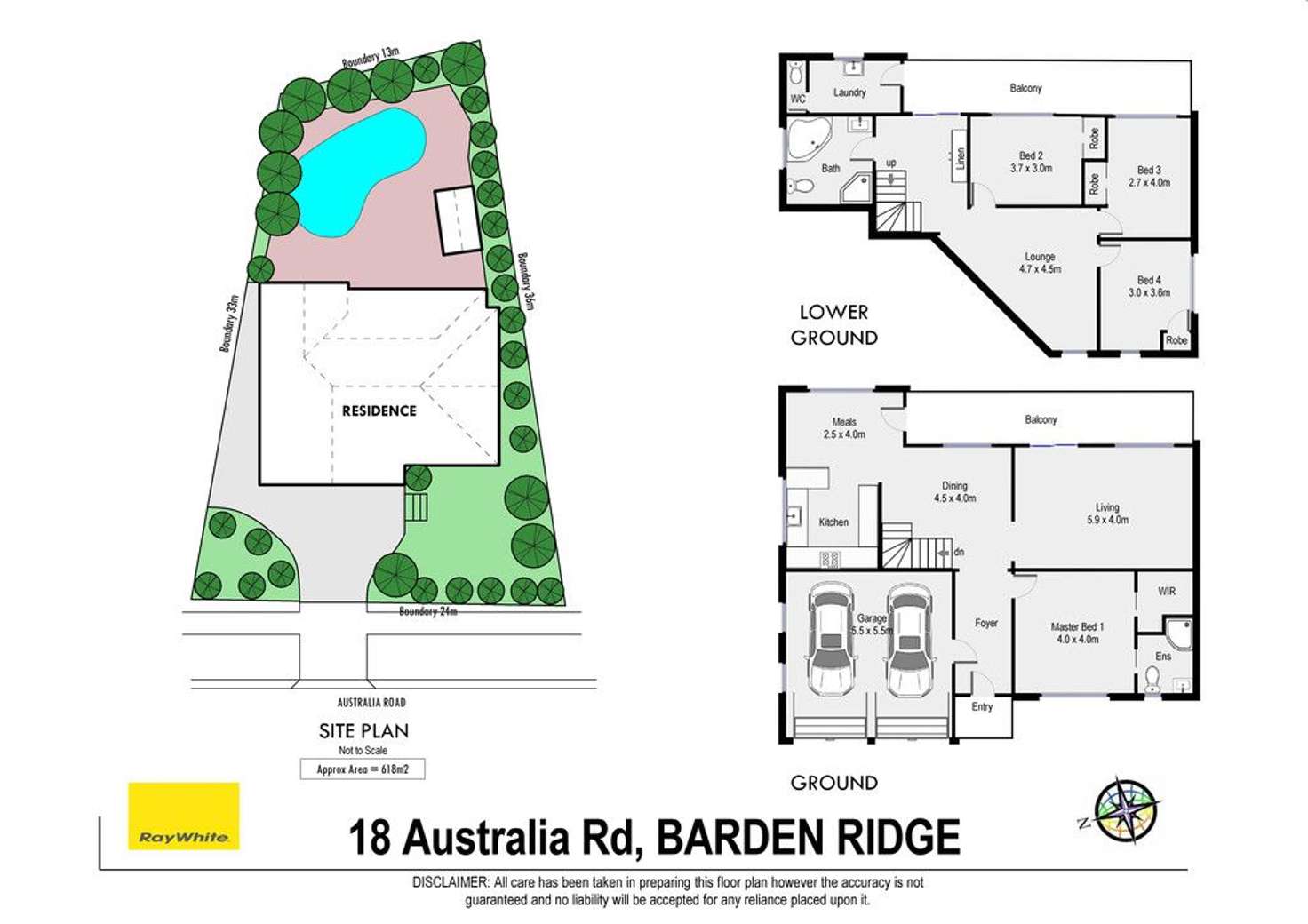 Floorplan of Homely house listing, 18 Australia Road, Barden Ridge NSW 2234