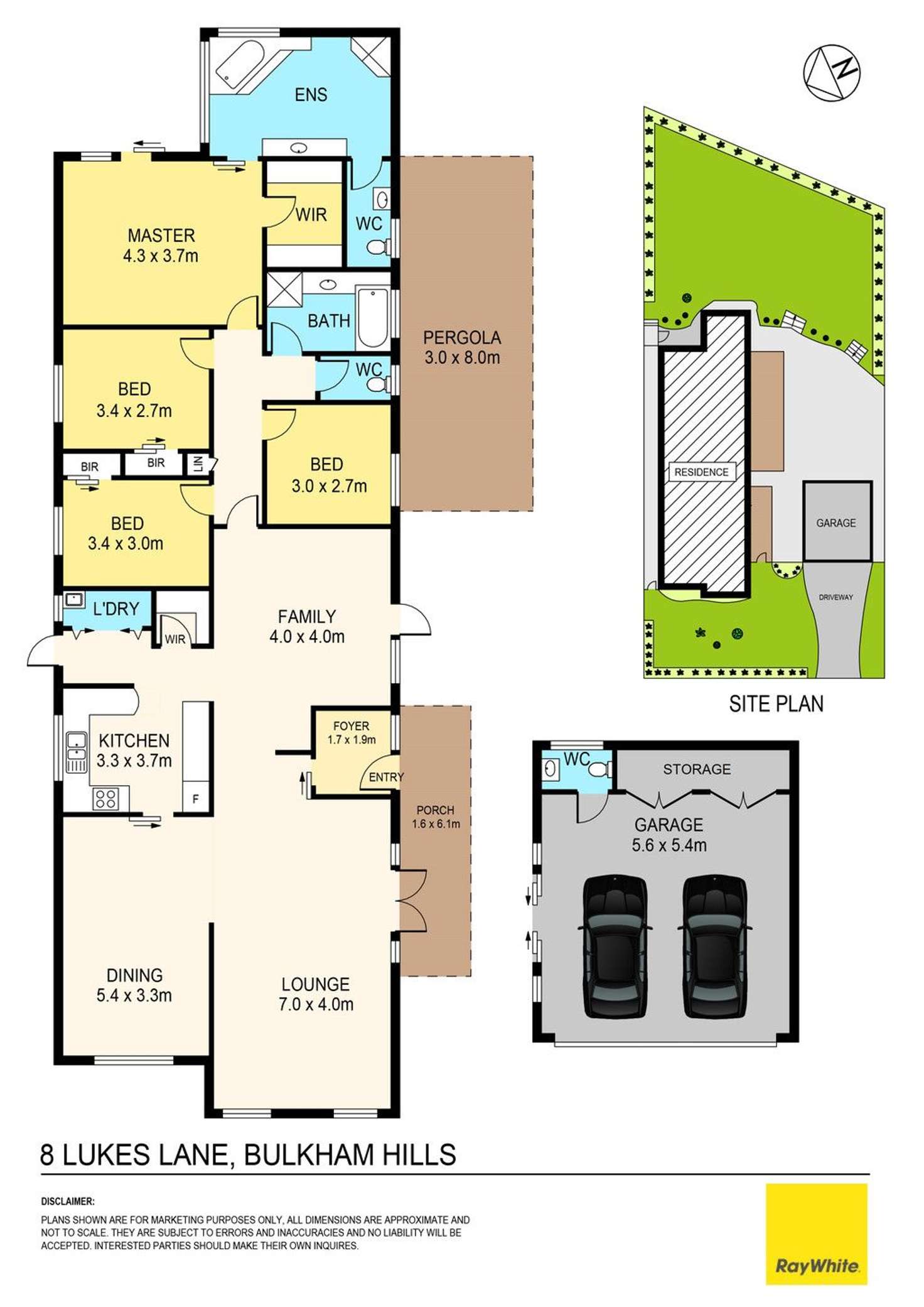 Floorplan of Homely house listing, 8 Lukes Lane, Baulkham Hills NSW 2153
