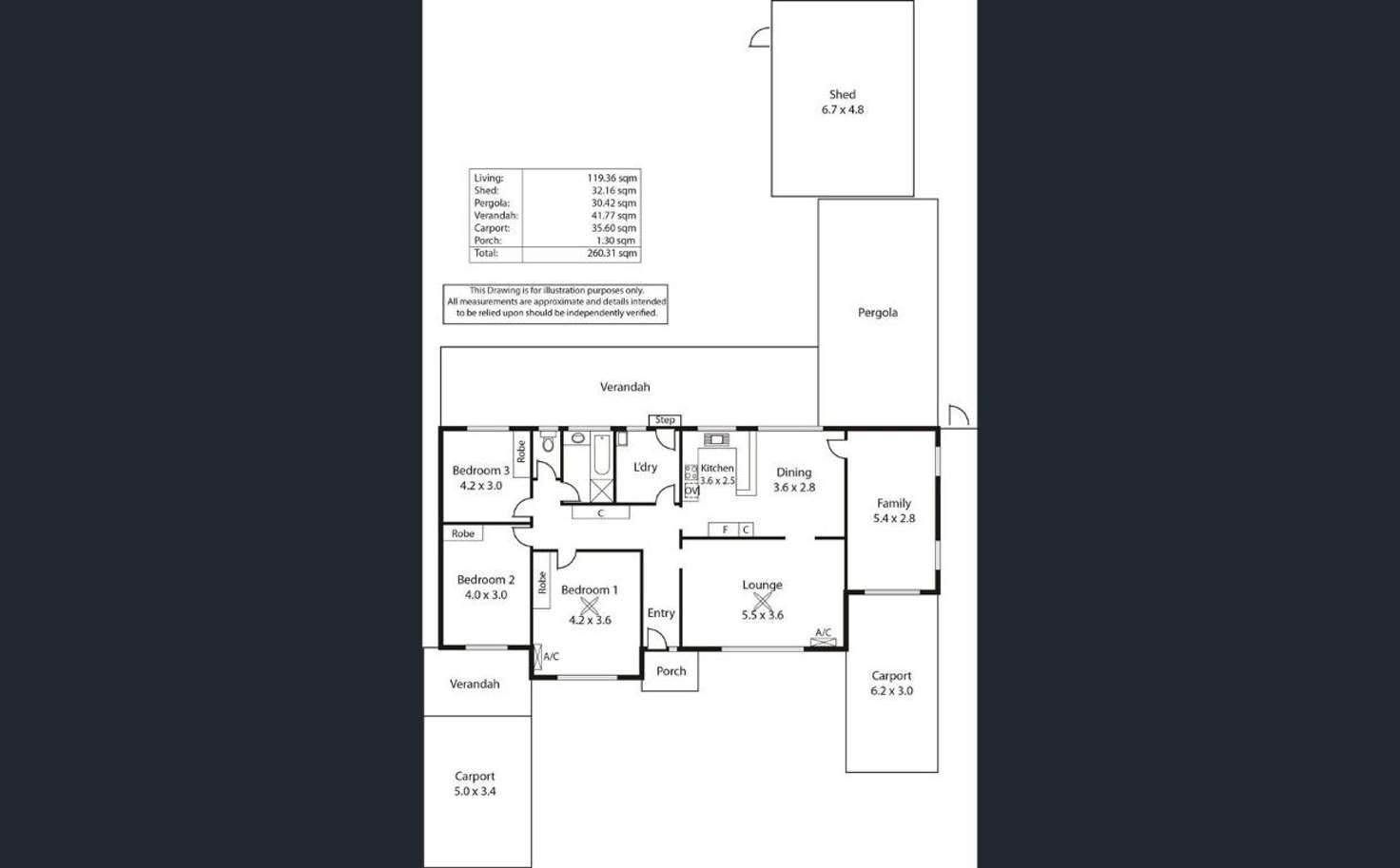 Floorplan of Homely house listing, 12 Judith Avenue, Holden Hill SA 5088