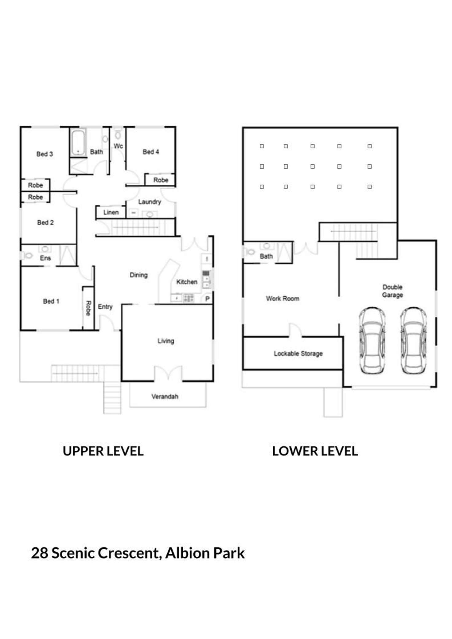 Floorplan of Homely house listing, 28 Scenic Crescent, Albion Park NSW 2527
