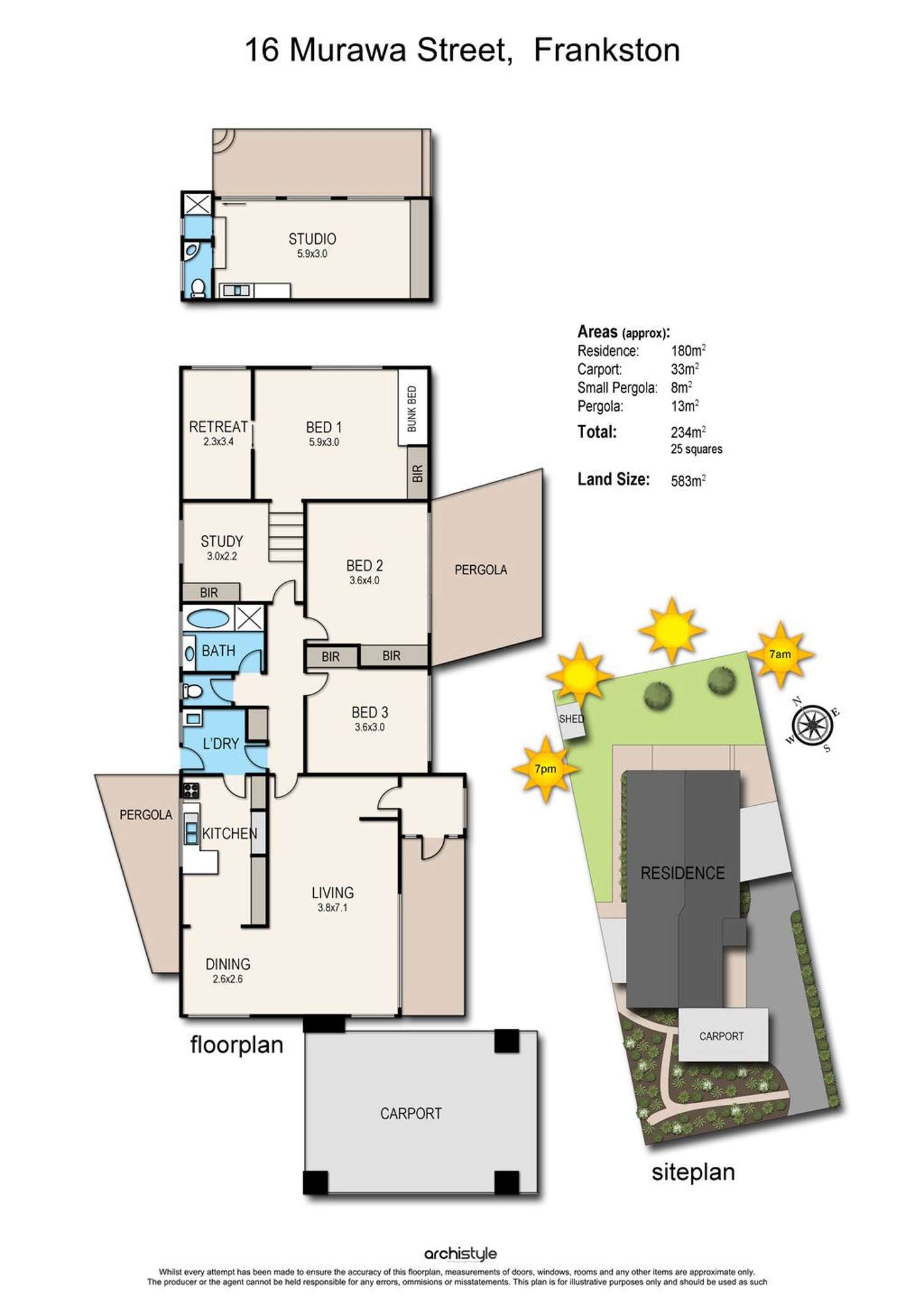 Floorplan of Homely house listing, 16 Murawa Street, Frankston VIC 3199