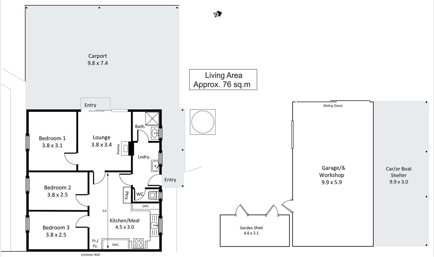 Floorplan of Homely house listing, 17 Seekamp Street, Berri SA 5343