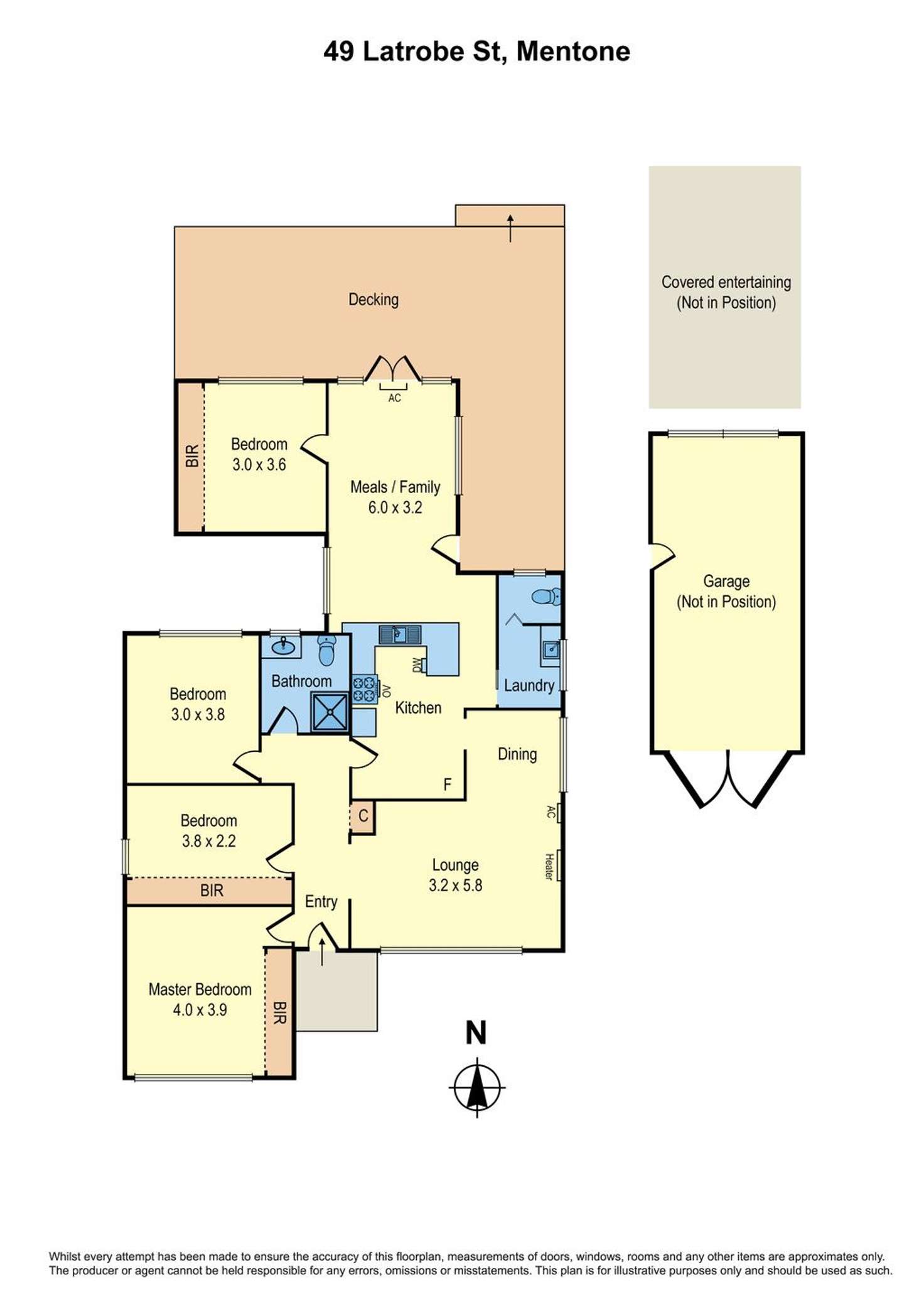 Floorplan of Homely house listing, 49 Latrobe Street, Cheltenham VIC 3192