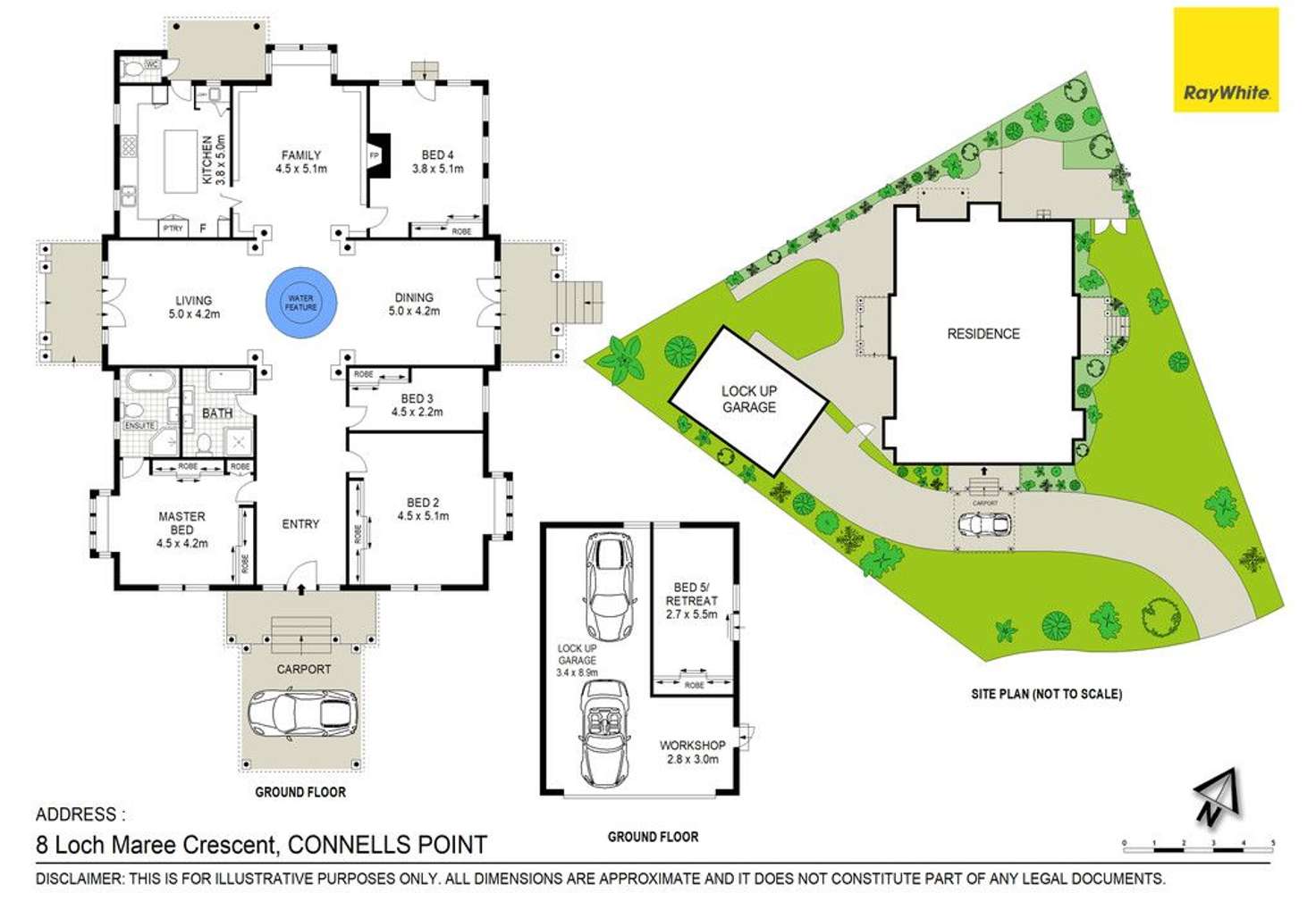 Floorplan of Homely house listing, 8 Loch Maree Crescent, Connells Point NSW 2221