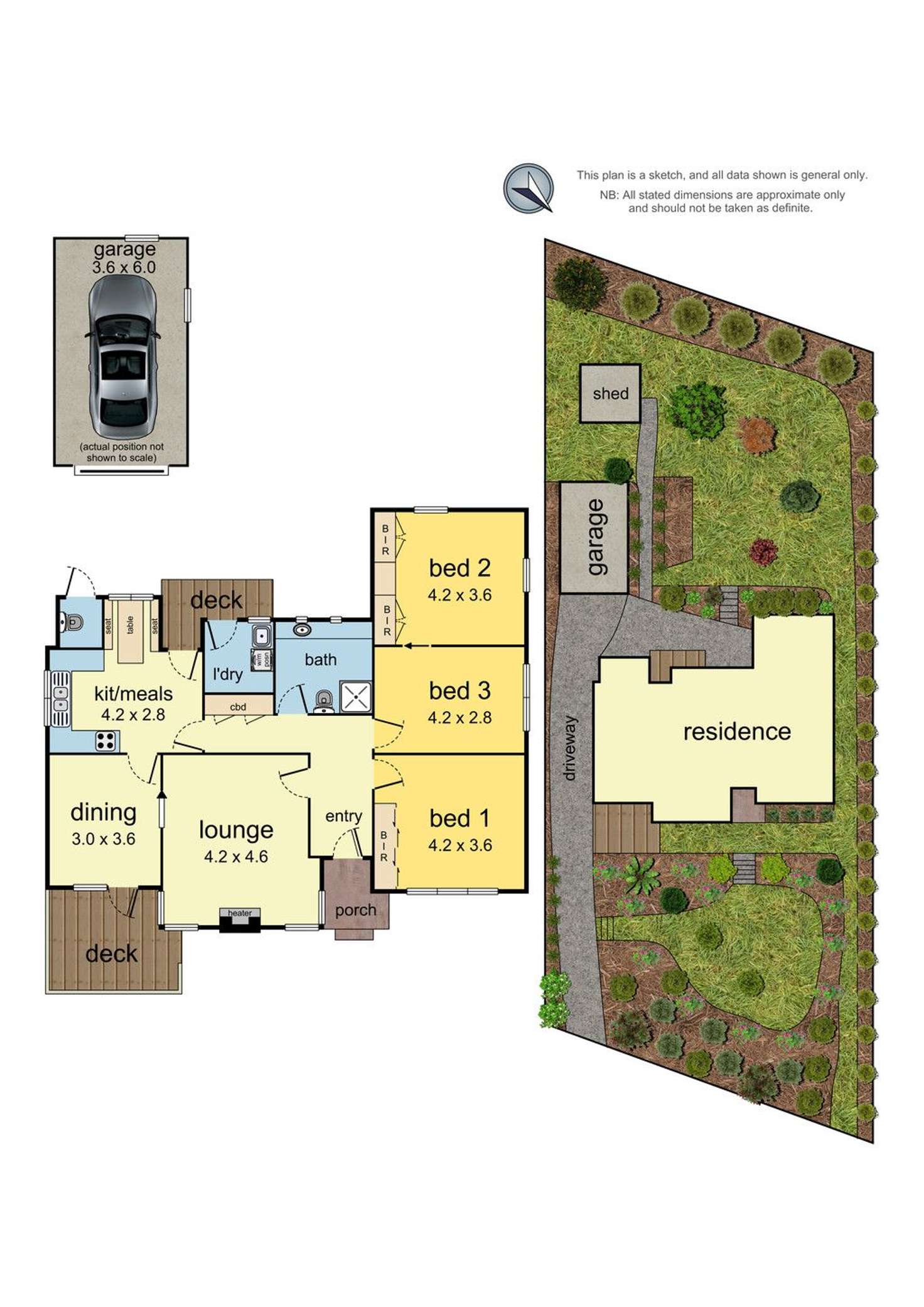 Floorplan of Homely house listing, 17 Grand View Avenue, Croydon VIC 3136