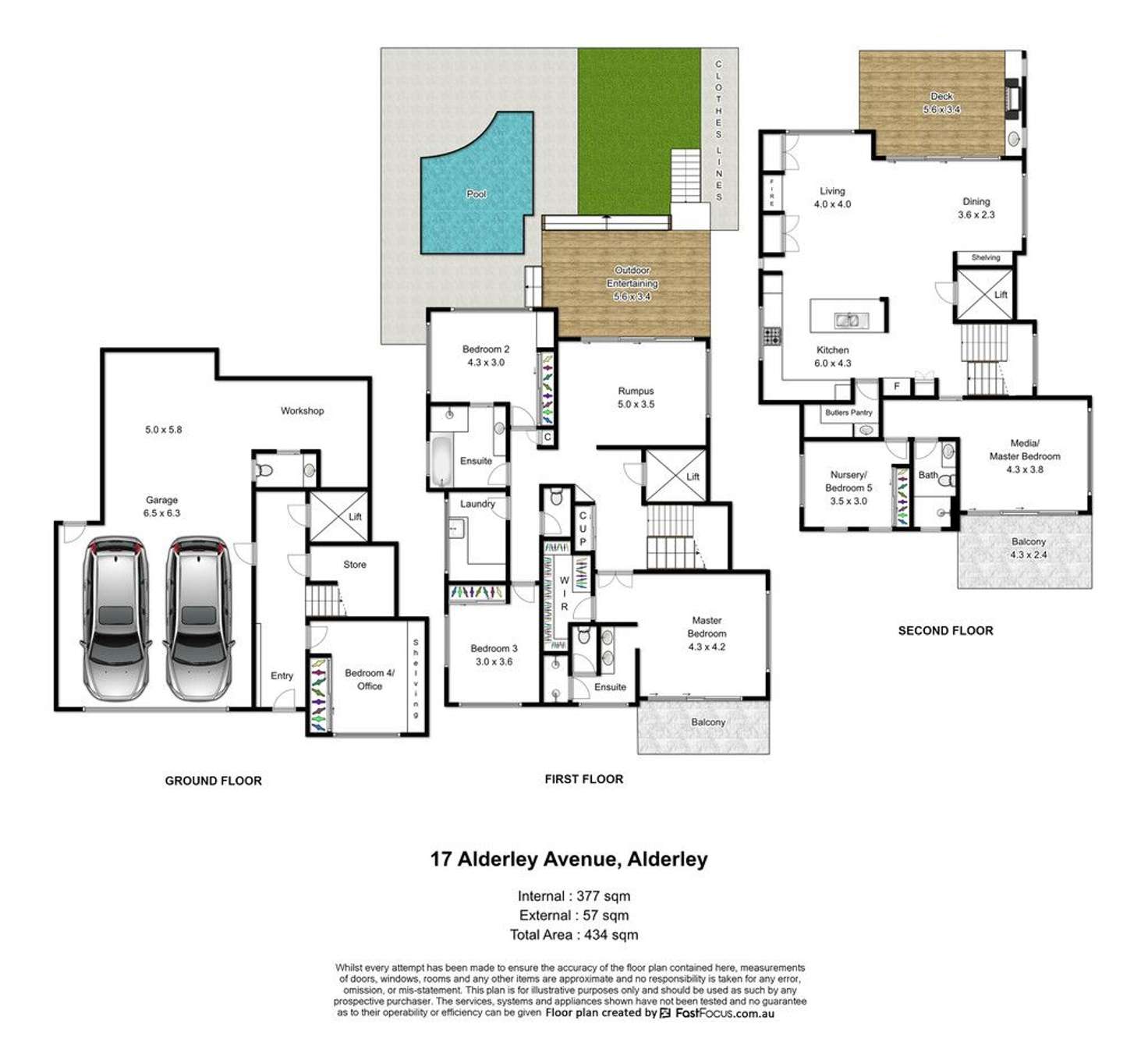 Floorplan of Homely house listing, 17 Alderley Avenue, Alderley QLD 4051