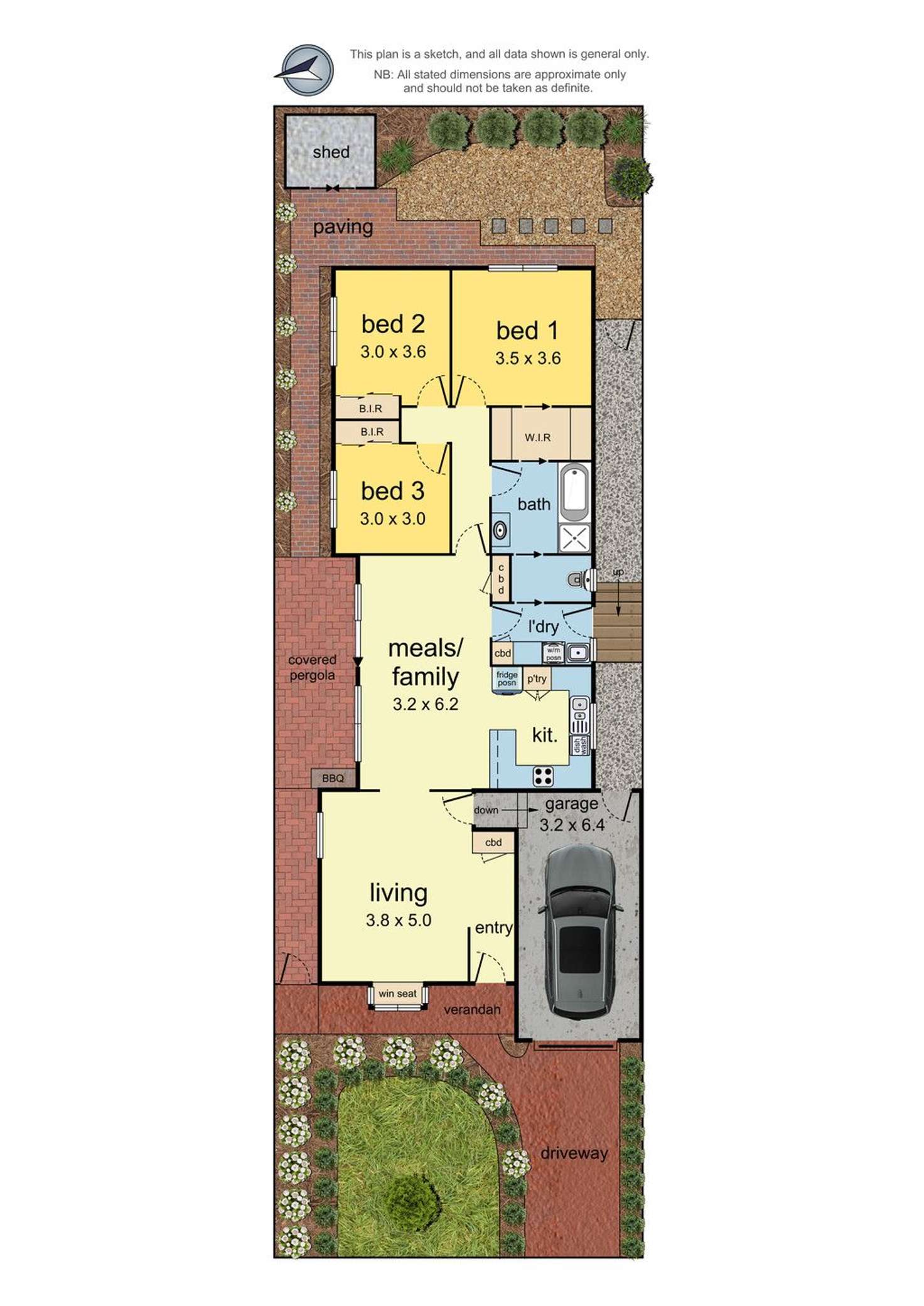 Floorplan of Homely house listing, 9 Rosewood Place, Chirnside Park VIC 3116