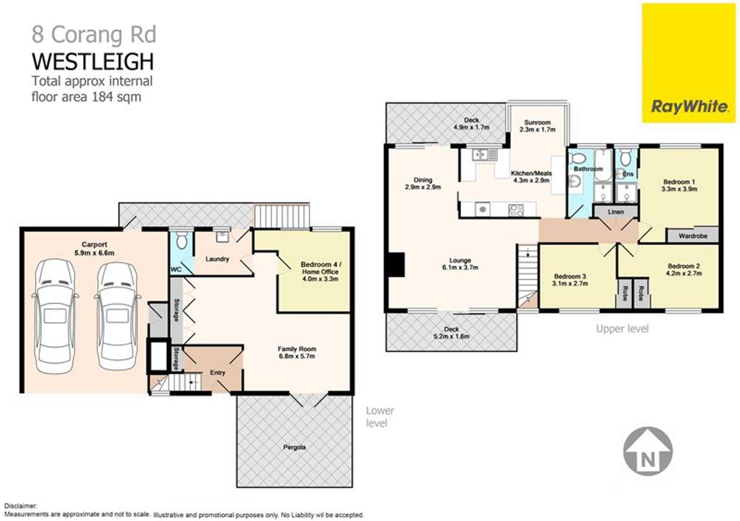 Floorplan of Homely house listing, 8 Corang Road, Westleigh NSW 2120