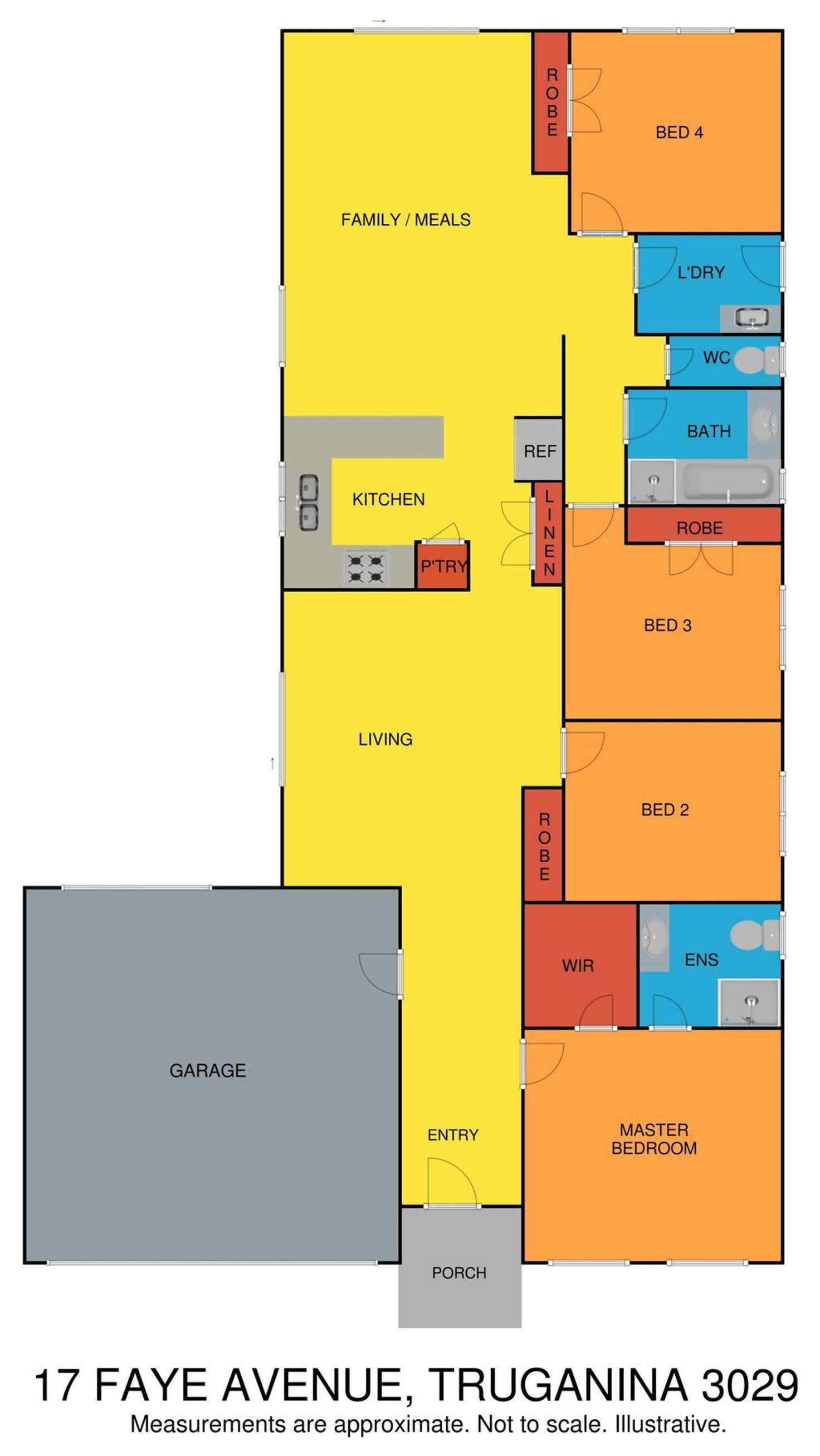 Floorplan of Homely house listing, 17 Faye Avenue, Truganina VIC 3029