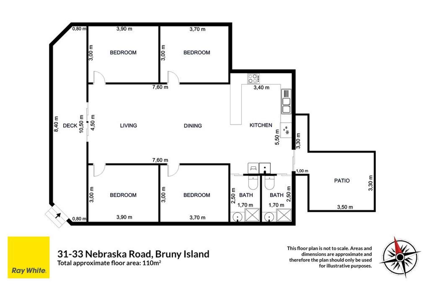 Floorplan of Homely house listing, 33 Nebraska Road, North Bruny TAS 7150