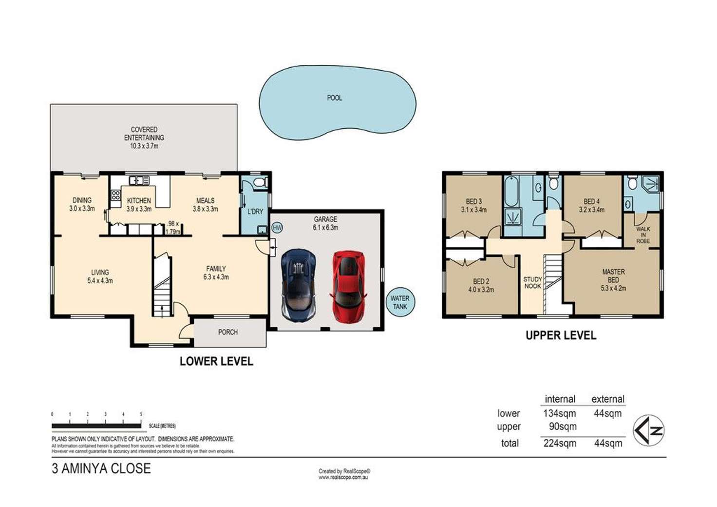 Floorplan of Homely house listing, 3 Aminya Close, The Gap QLD 4061