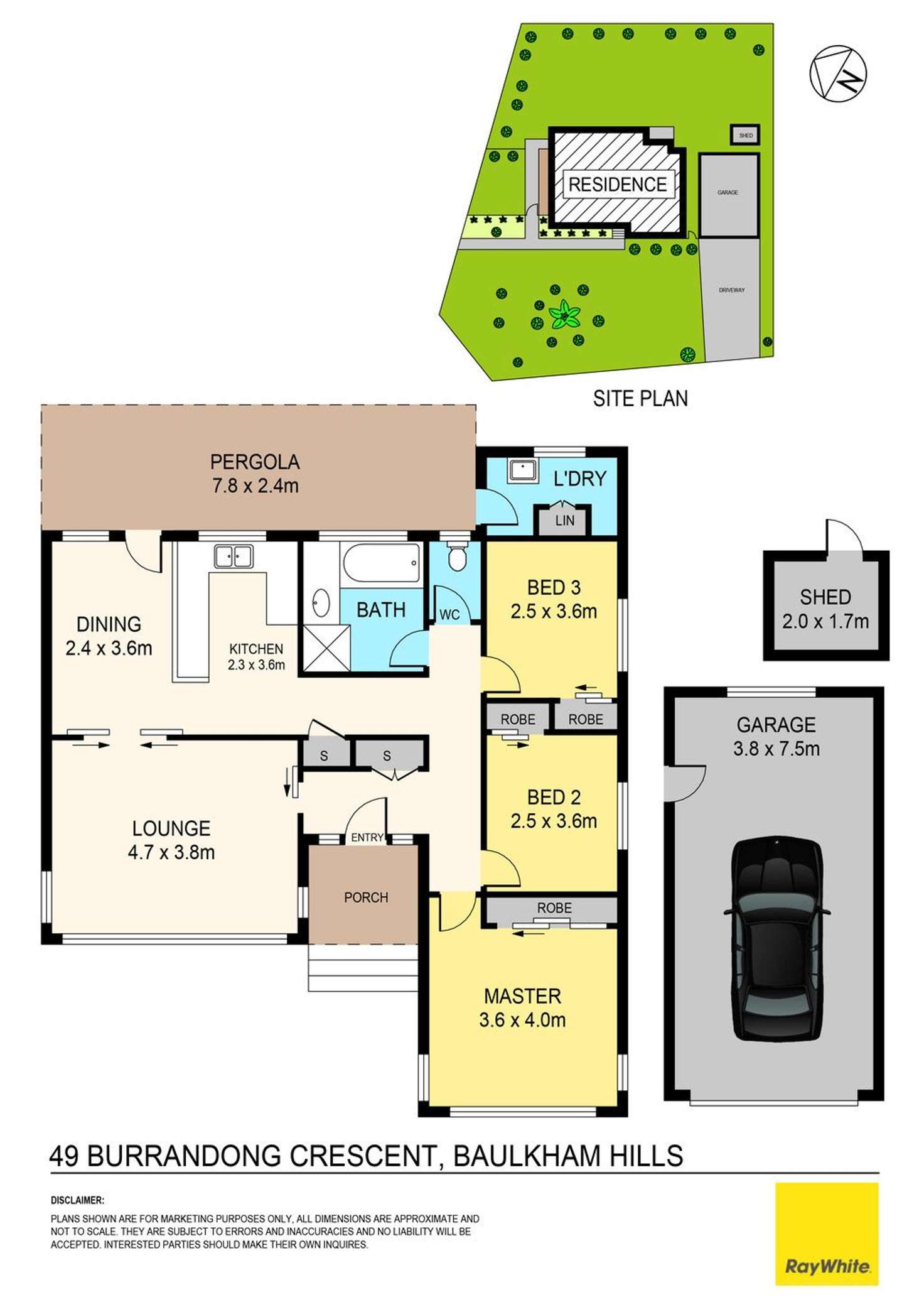 Floorplan of Homely house listing, 49 Burrandong Crescent, Baulkham Hills NSW 2153
