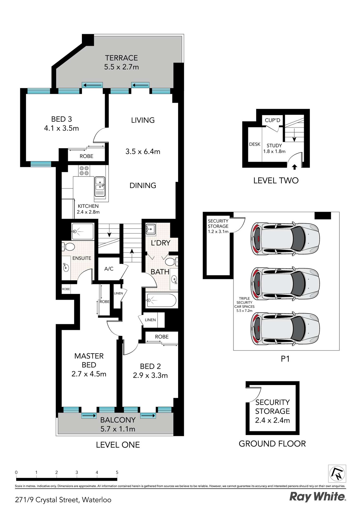 Floorplan of Homely apartment listing, 271/9 Crystal Street, Waterloo NSW 2017