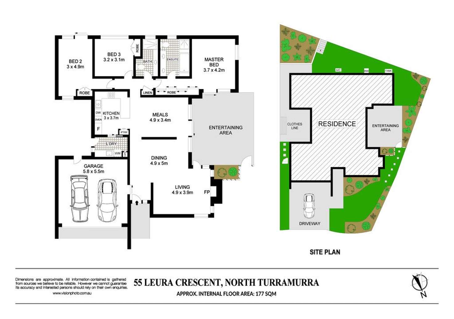 Floorplan of Homely house listing, 55 Leura Crescent, Turramurra NSW 2074