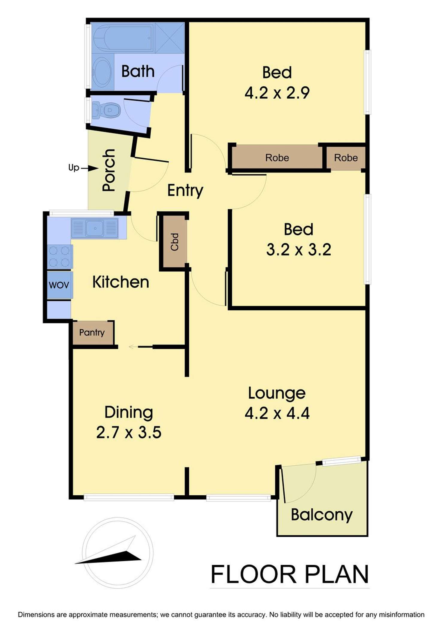 Floorplan of Homely apartment listing, 5/177 Power Street, Hawthorn VIC 3122