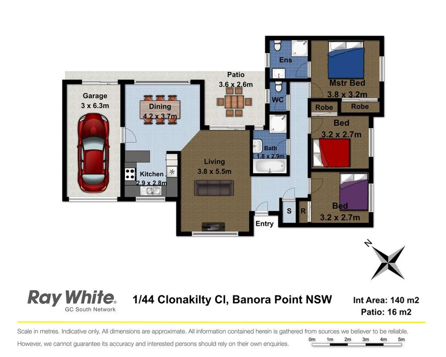 Floorplan of Homely house listing, 1/44 Clonakilty Close, Banora Point NSW 2486