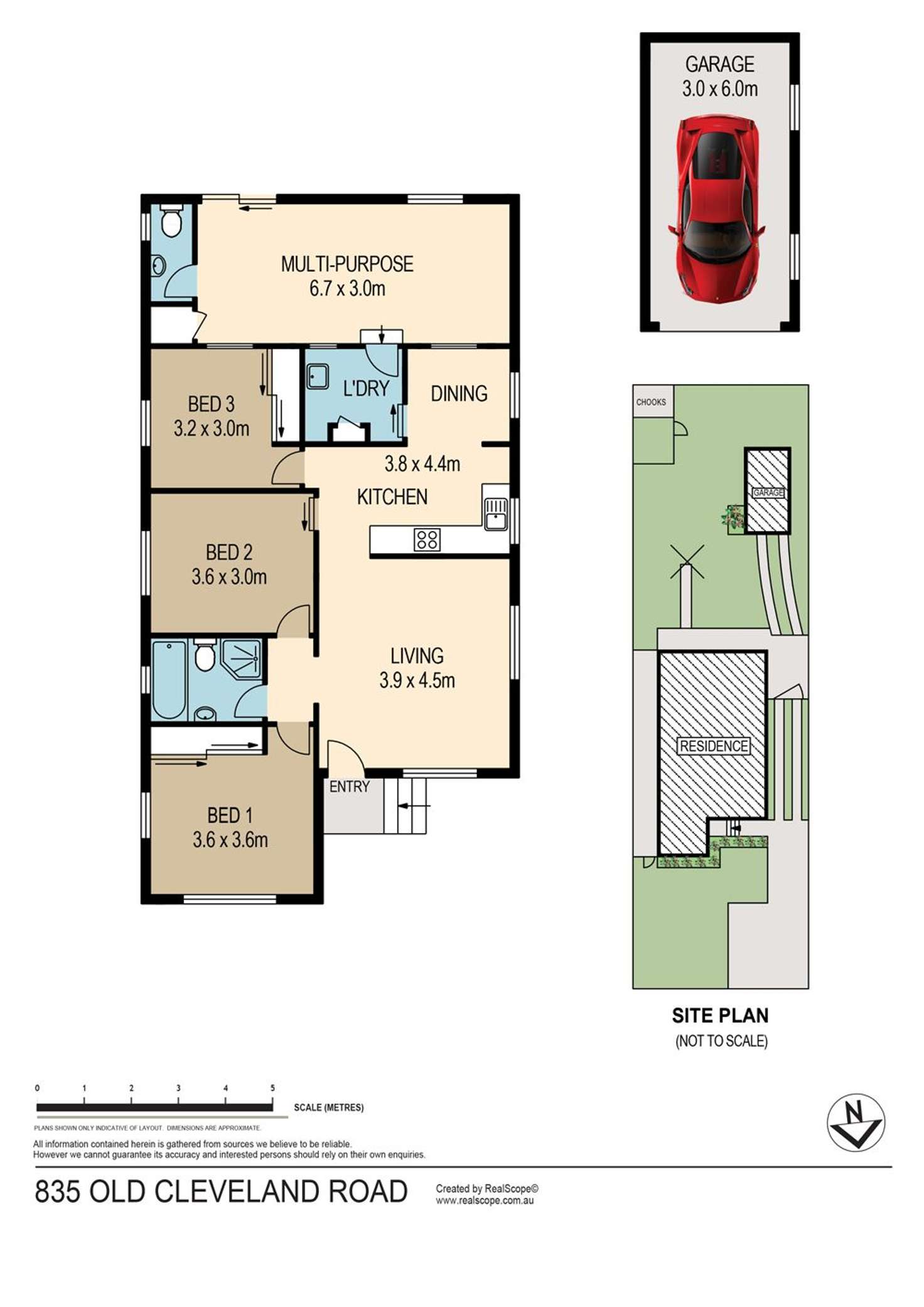Floorplan of Homely house listing, 835 Old Cleveland Road, Carina QLD 4152