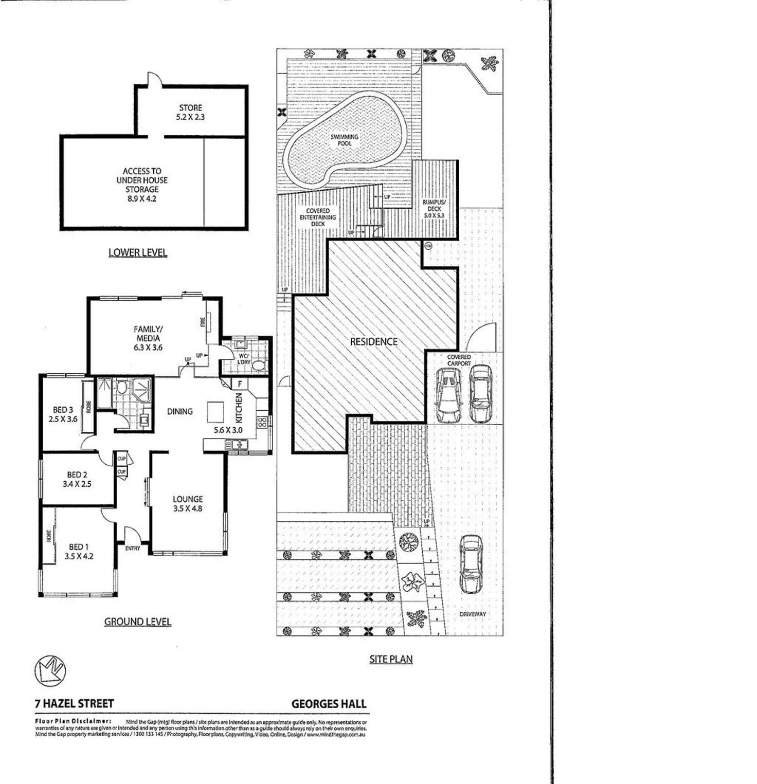 Floorplan of Homely house listing, 7 Hazel Street, Georges Hall NSW 2198