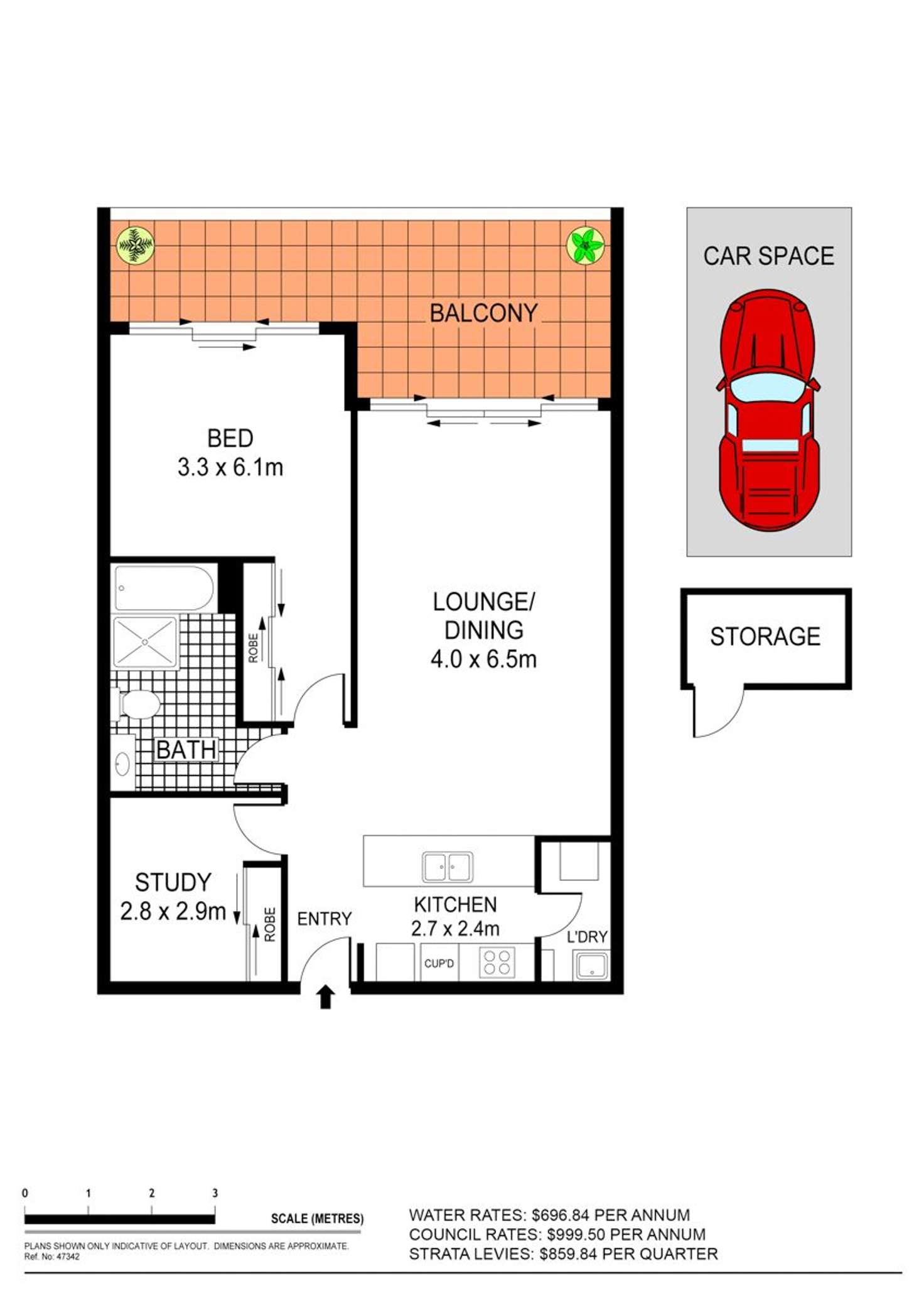 Floorplan of Homely apartment listing, 256/26 Jasmine Street, Botany NSW 2019