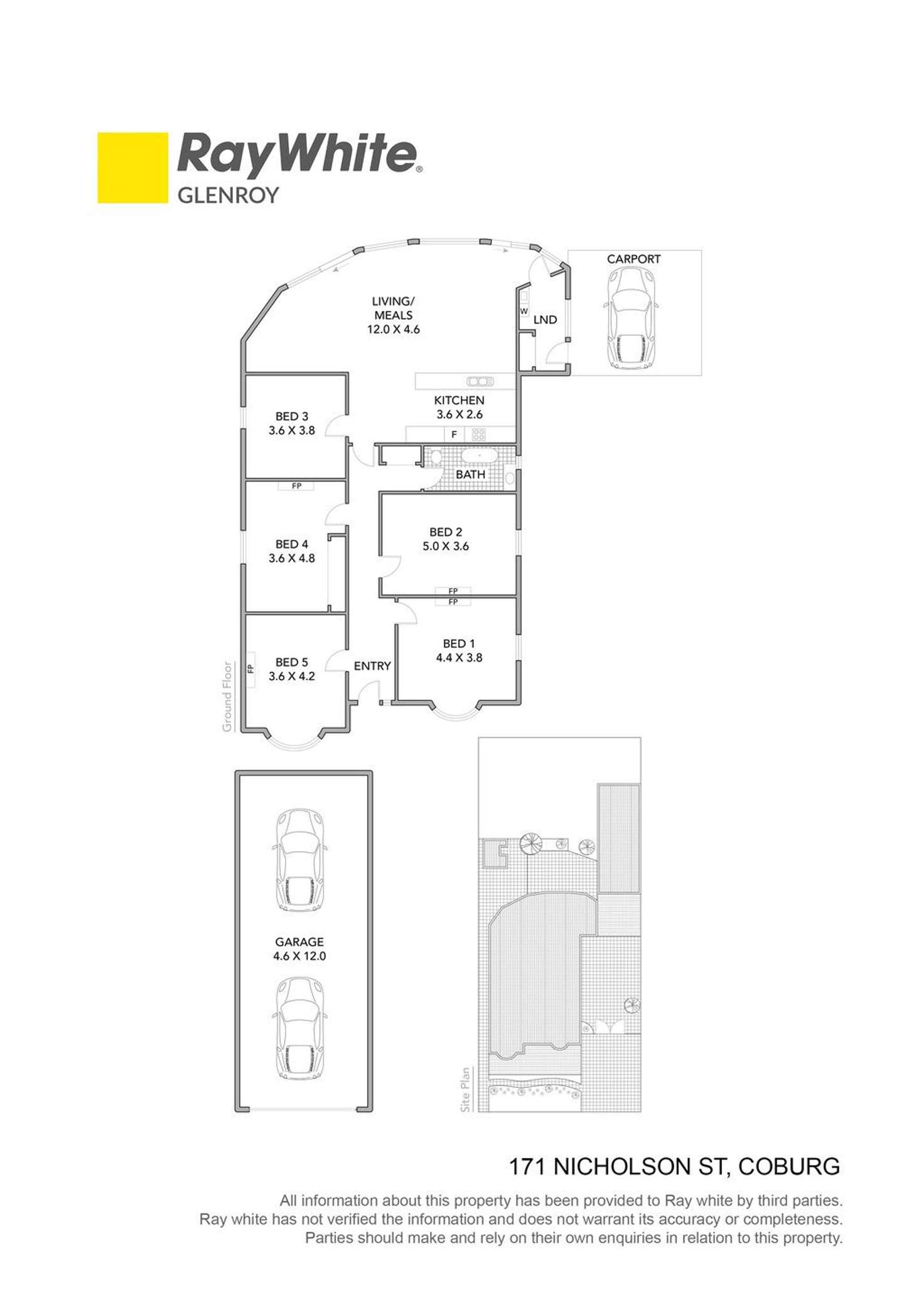 Floorplan of Homely house listing, 171 Nicholson Street, Coburg VIC 3058