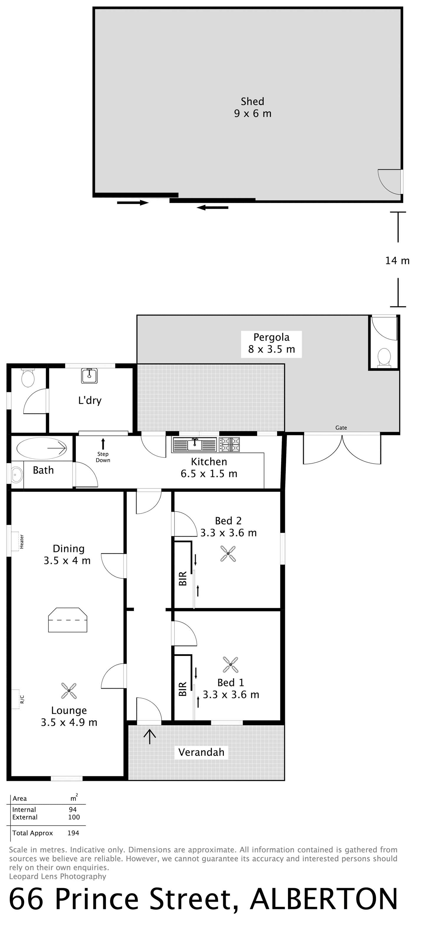 Floorplan of Homely house listing, 66 Prince Street, Alberton SA 5014