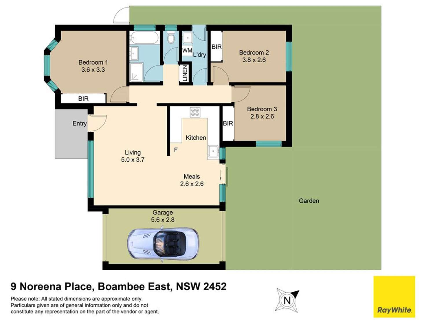 Floorplan of Homely house listing, 9 Noreena Place, Boambee East NSW 2452