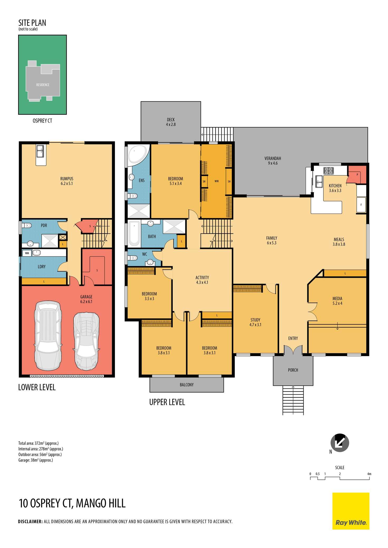 Floorplan of Homely house listing, 10 Osprey Court, Mango Hill QLD 4509