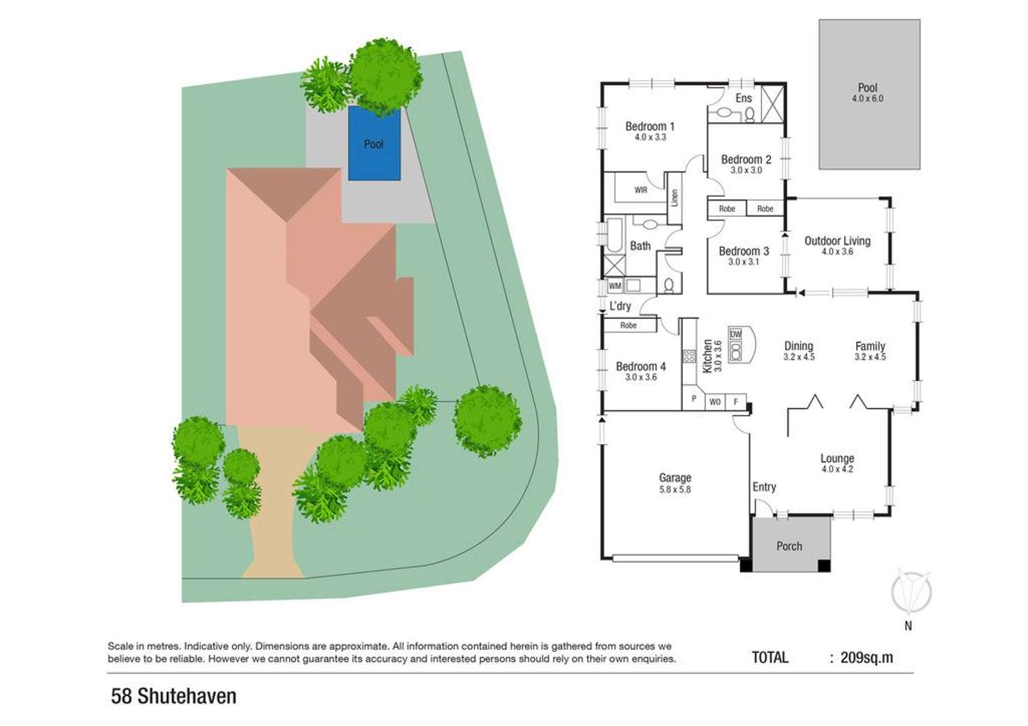 Floorplan of Homely house listing, 58 Shutehaven Circuit, Bushland Beach QLD 4818