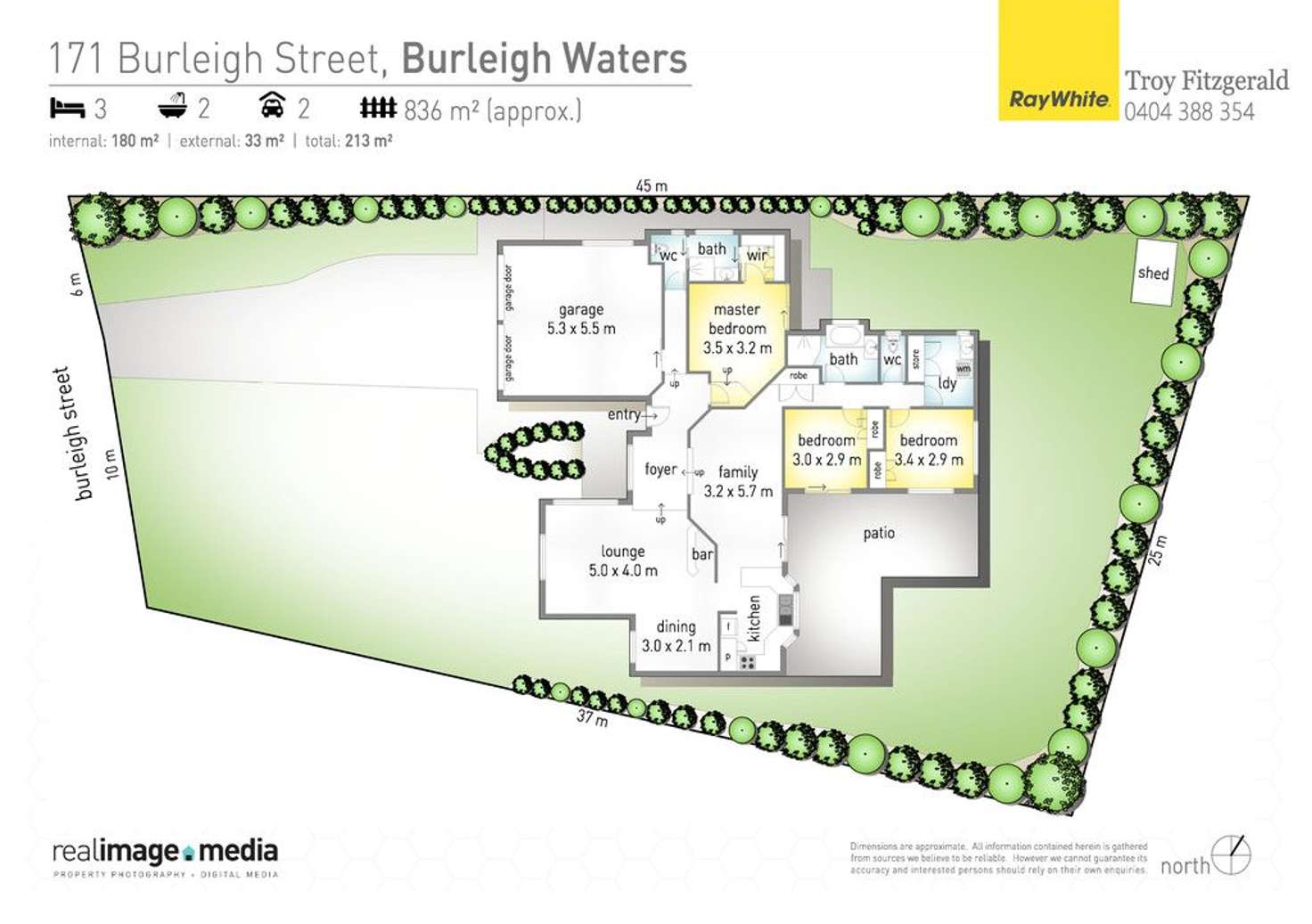 Floorplan of Homely house listing, 171 Burleigh Street, Burleigh Waters QLD 4220