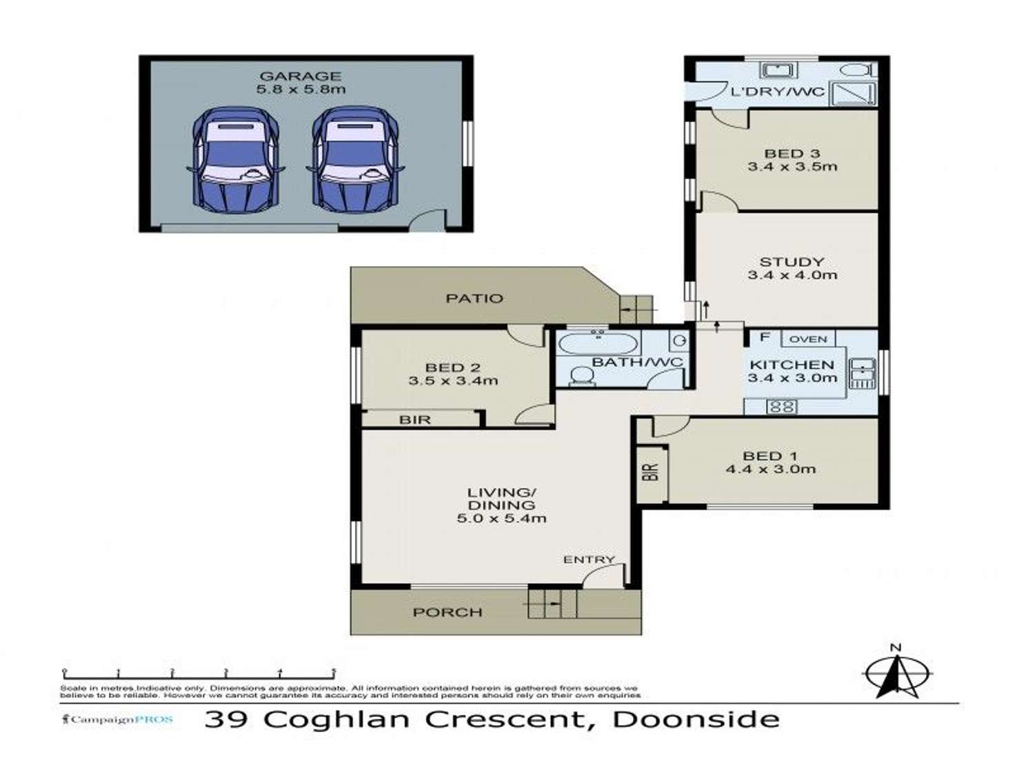 Floorplan of Homely house listing, 39 Coghlan Crescent, Doonside NSW 2767