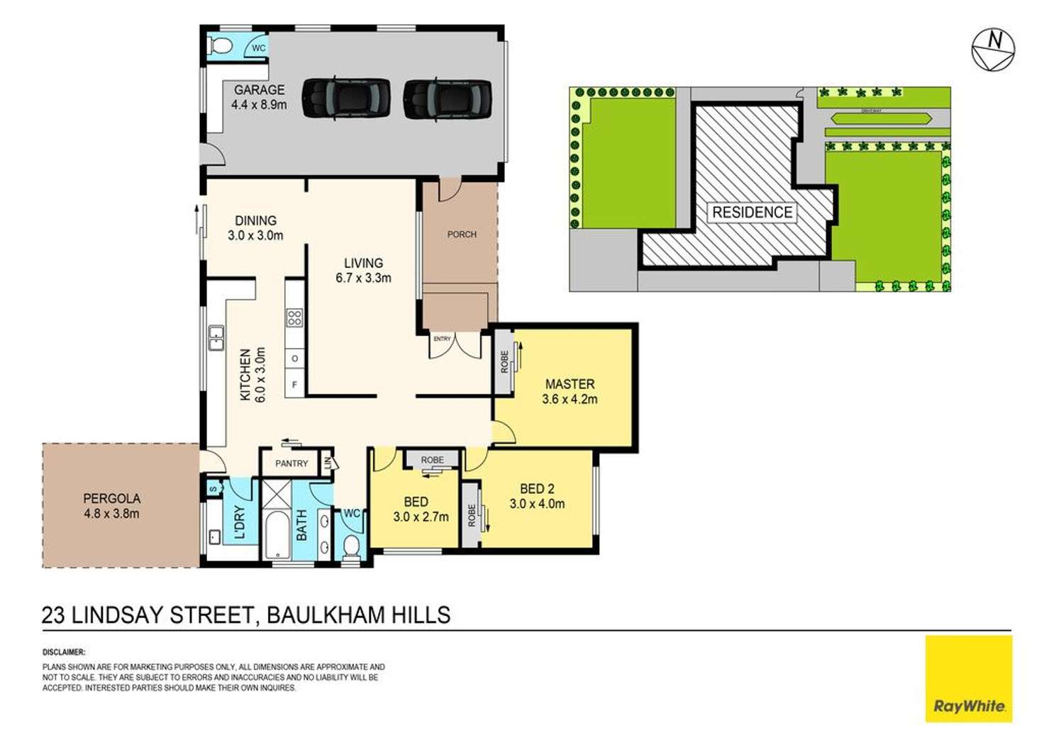 Floorplan of Homely house listing, 23 Lindsay Street, Baulkham Hills NSW 2153