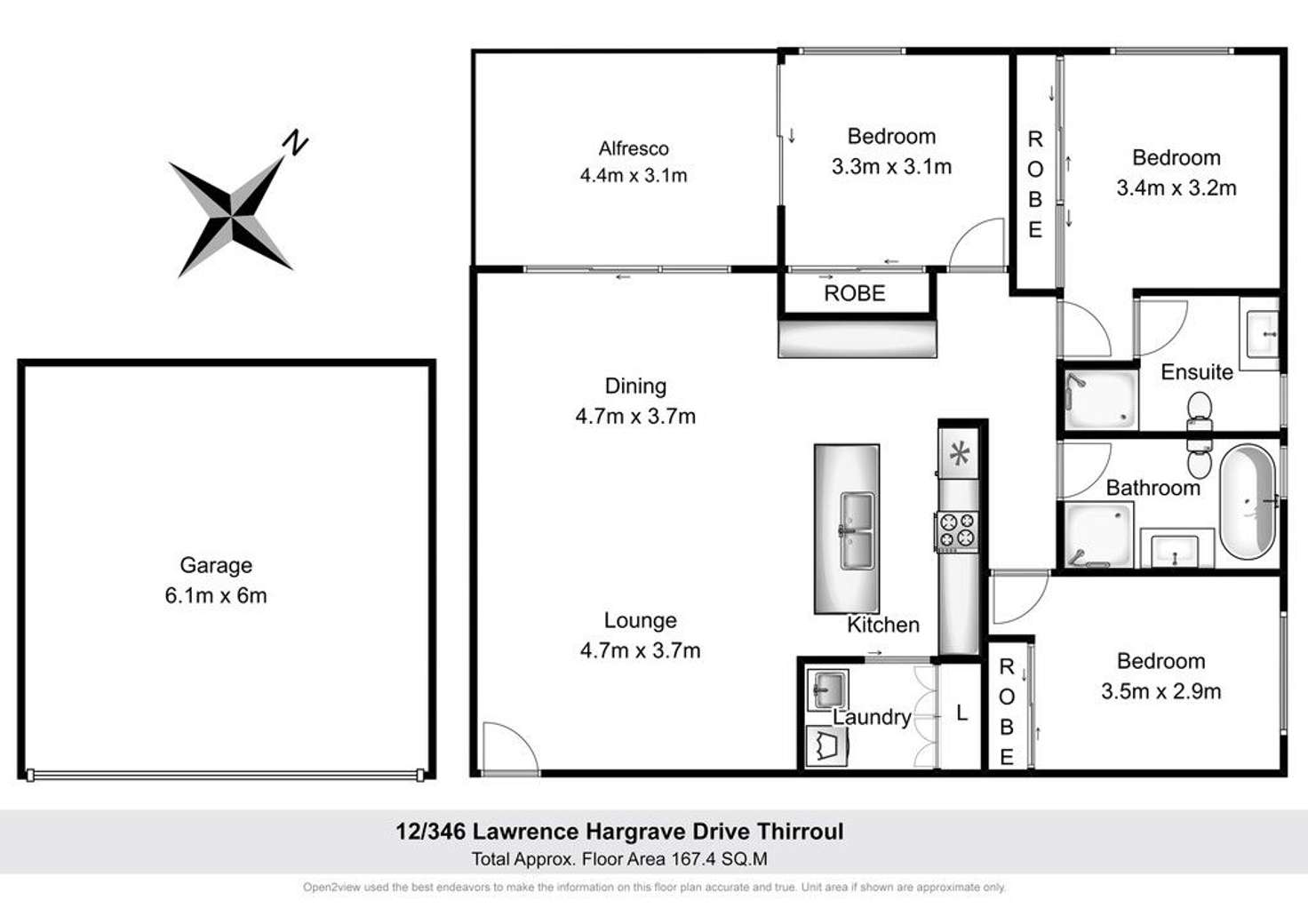 Floorplan of Homely apartment listing, 12/346 Lawrence Hargrave Drive, Thirroul NSW 2515